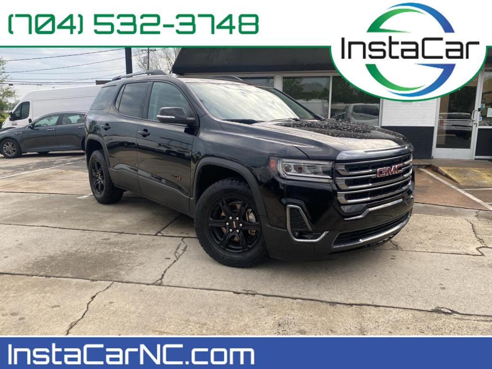 2020 Ebony Twilight Metallic /Jet Black GMC Acadia AT4 (1GKKNLLS4LZ) with an V6, 3.6L engine, 9-speed automatic transmission, located at 3147 E Independence Blvd, Charlotte, NC, 28205, 35.200268, -80.773651 - <b>Equipment</b><br>This model warns of approaching vehicles with Cross-Traffic Alert. This 2020 GMC Acadia has satellite radio capabilities. Bluetooth technology is built into this 2020 GMC Acadia , keeping your hands on the steering wheel and your focus on the road. You'll never again be lost in - Photo #0