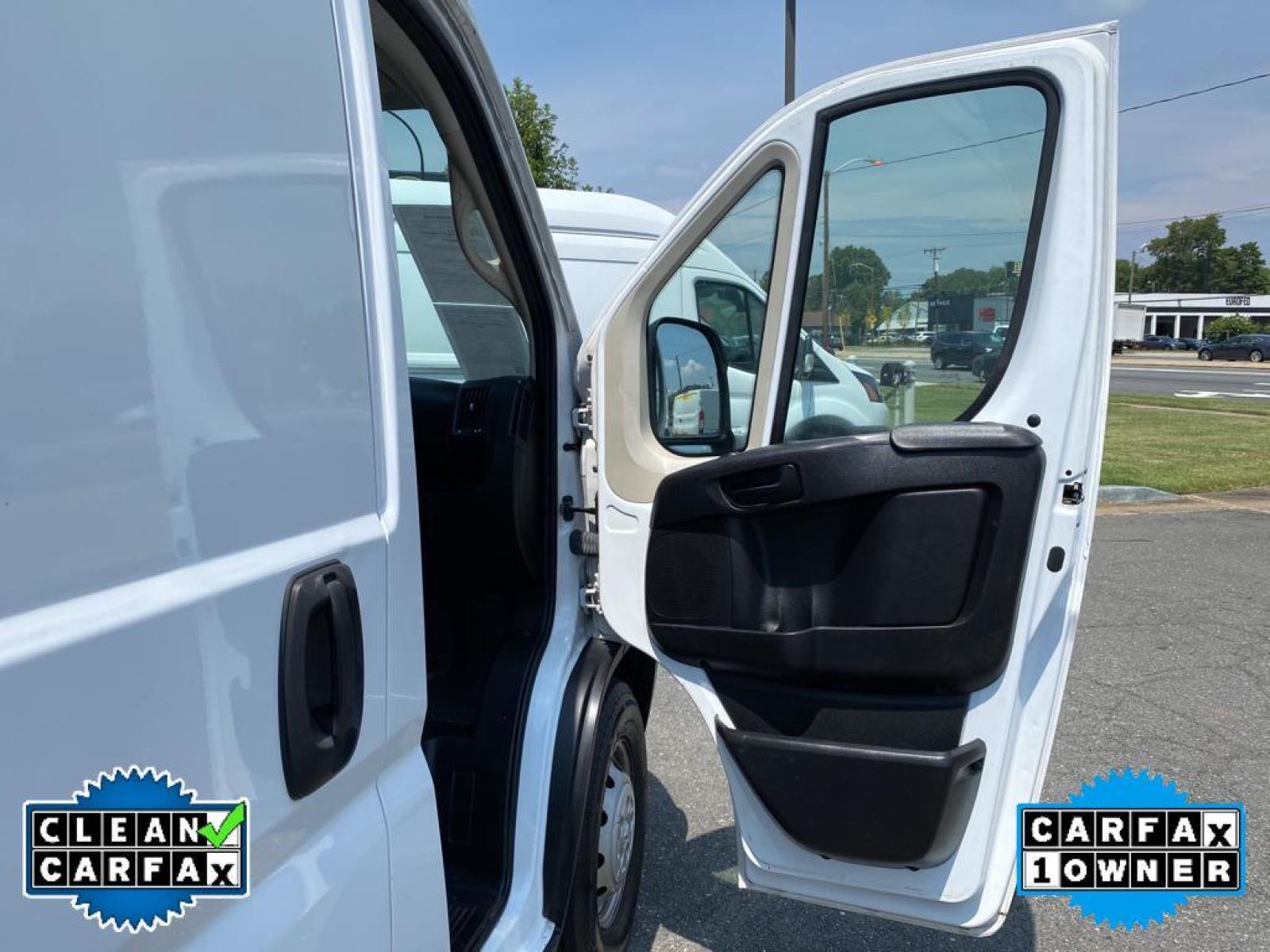 2019 Bright White Clearcoat /Black Ram ProMaster 1500 High Roof 136WB (3C6TRVBG9KE) with an V6, 3.6L engine, 6-speed automatic transmission, located at 3147 E Independence Blvd, Charlotte, NC, 28205, 35.200268, -80.773651 - <b>Equipment</b><br>It features a hands-free Bluetooth phone system. See what's behind you with the back up camera on this 1/2 ton van. This unit has a clean CARFAX vehicle history report. Good News! This certified CARFAX 1-owner vehicle has only had one owner before you. The satellite radio system - Photo #23