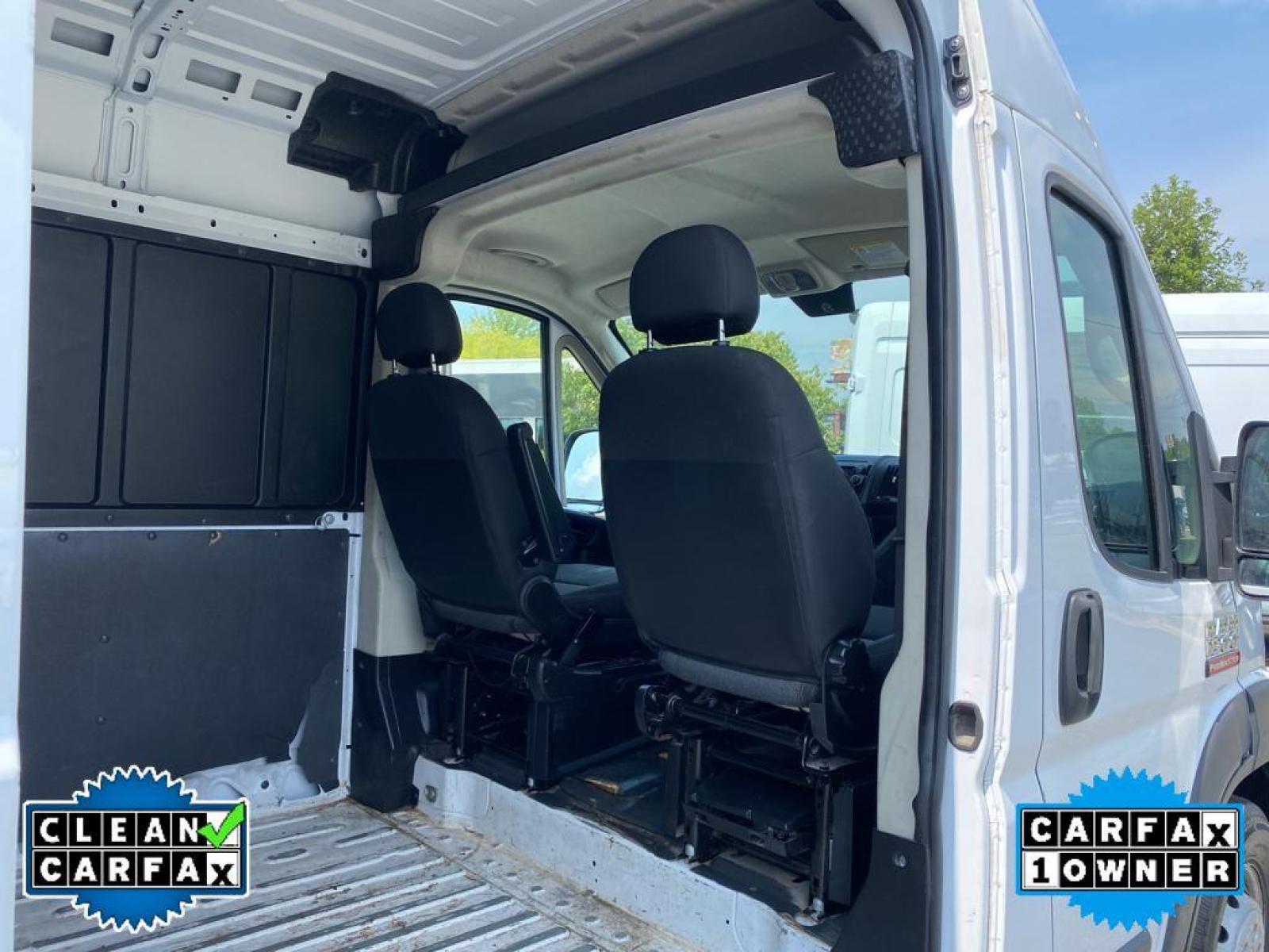 2019 Bright White Clearcoat /Black Ram ProMaster 1500 High Roof 136WB (3C6TRVBG9KE) with an V6, 3.6L engine, 6-speed automatic transmission, located at 3147 E Independence Blvd, Charlotte, NC, 28205, 35.200268, -80.773651 - <b>Equipment</b><br>It features a hands-free Bluetooth phone system. See what's behind you with the back up camera on this 1/2 ton van. This unit has a clean CARFAX vehicle history report. Good News! This certified CARFAX 1-owner vehicle has only had one owner before you. The satellite radio system - Photo #26