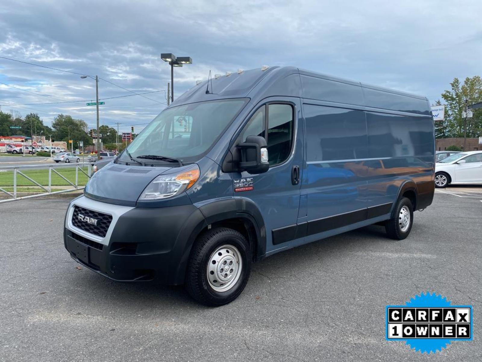 2020 Patriot Blue Pearlcoat /Black Ram ProMaster 3500 High Roof (3C6URVJG3LE) with an V6, 3.6L engine, 6-speed automatic transmission, located at 3147 E Independence Blvd, Charlotte, NC, 28205, 35.200268, -80.773651 - <b>Equipment</b><br>Bluetooth technology is built into this vehicle, keeping your hands on the steering wheel and your focus on the road. Our dealership has already run the CARFAX report and it is clean. A clean CARFAX is a great asset for resale value in the future. This vehicle is a certified CAR - Photo #11