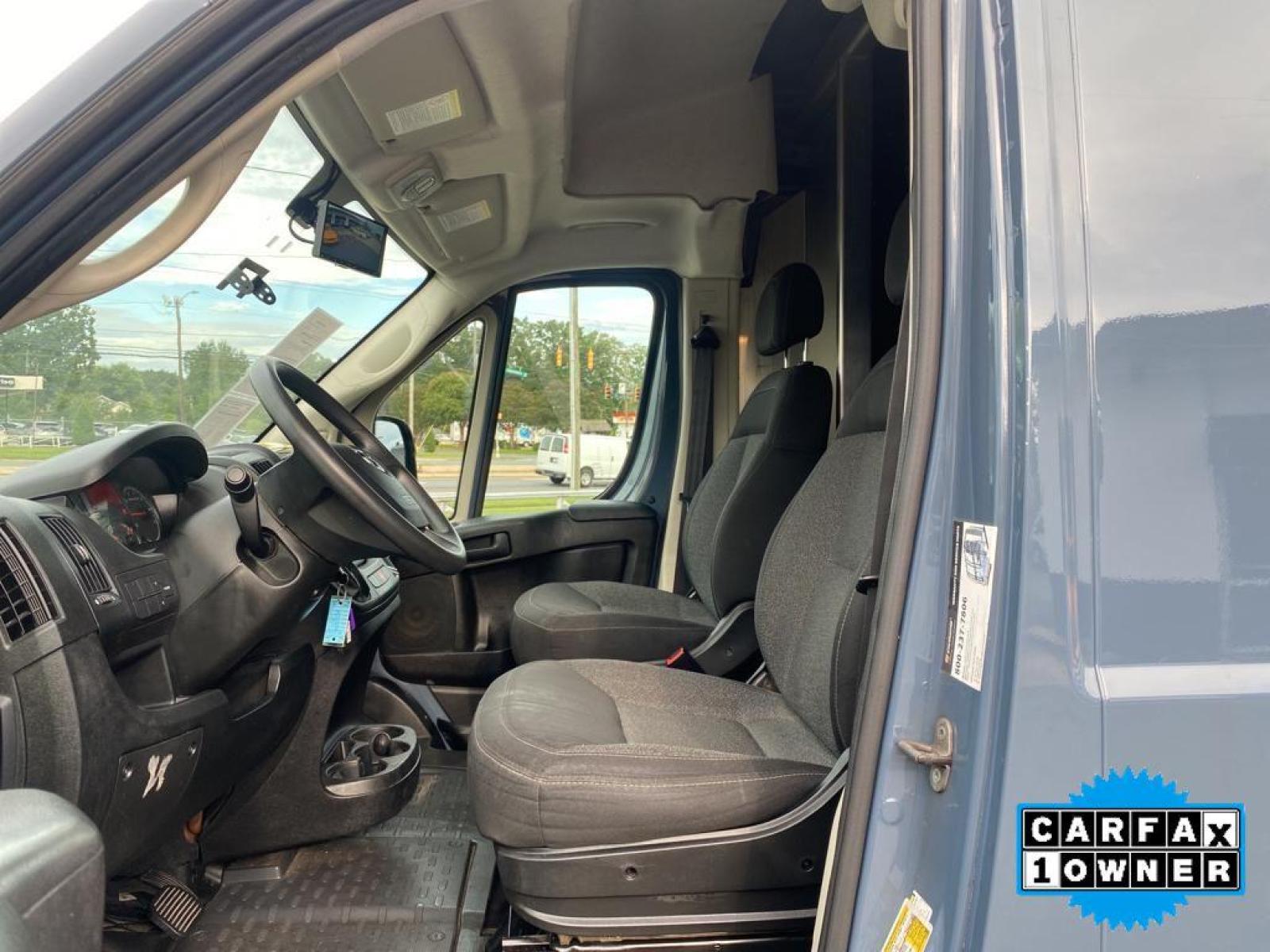 2020 Patriot Blue Pearlcoat /Black Ram ProMaster 3500 High Roof (3C6URVJG3LE) with an V6, 3.6L engine, 6-speed automatic transmission, located at 3147 E Independence Blvd, Charlotte, NC, 28205, 35.200268, -80.773651 - <b>Equipment</b><br>Bluetooth technology is built into this vehicle, keeping your hands on the steering wheel and your focus on the road. Our dealership has already run the CARFAX report and it is clean. A clean CARFAX is a great asset for resale value in the future. This vehicle is a certified CAR - Photo #24