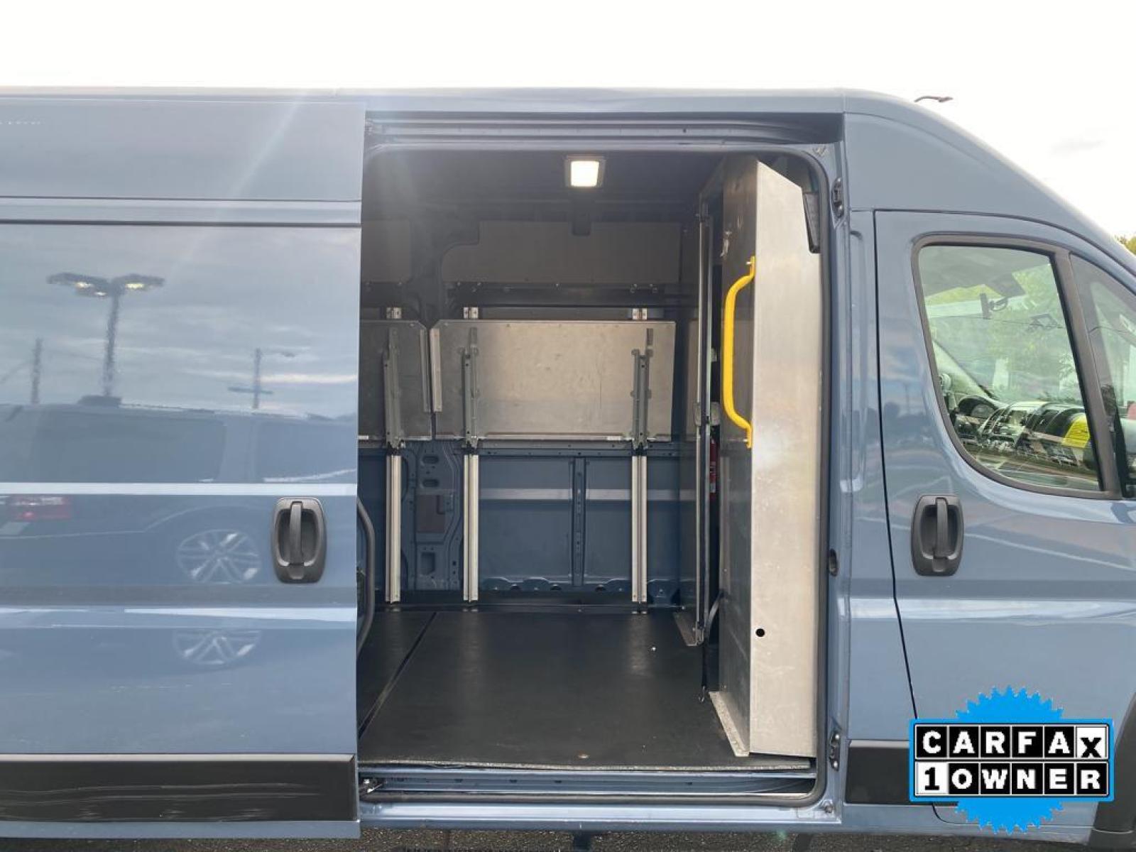 2020 Patriot Blue Pearlcoat /Black Ram ProMaster 3500 High Roof (3C6URVJG3LE) with an V6, 3.6L engine, 6-speed automatic transmission, located at 3147 E Independence Blvd, Charlotte, NC, 28205, 35.200268, -80.773651 - <b>Equipment</b><br>Bluetooth technology is built into this vehicle, keeping your hands on the steering wheel and your focus on the road. Our dealership has already run the CARFAX report and it is clean. A clean CARFAX is a great asset for resale value in the future. This vehicle is a certified CAR - Photo #26