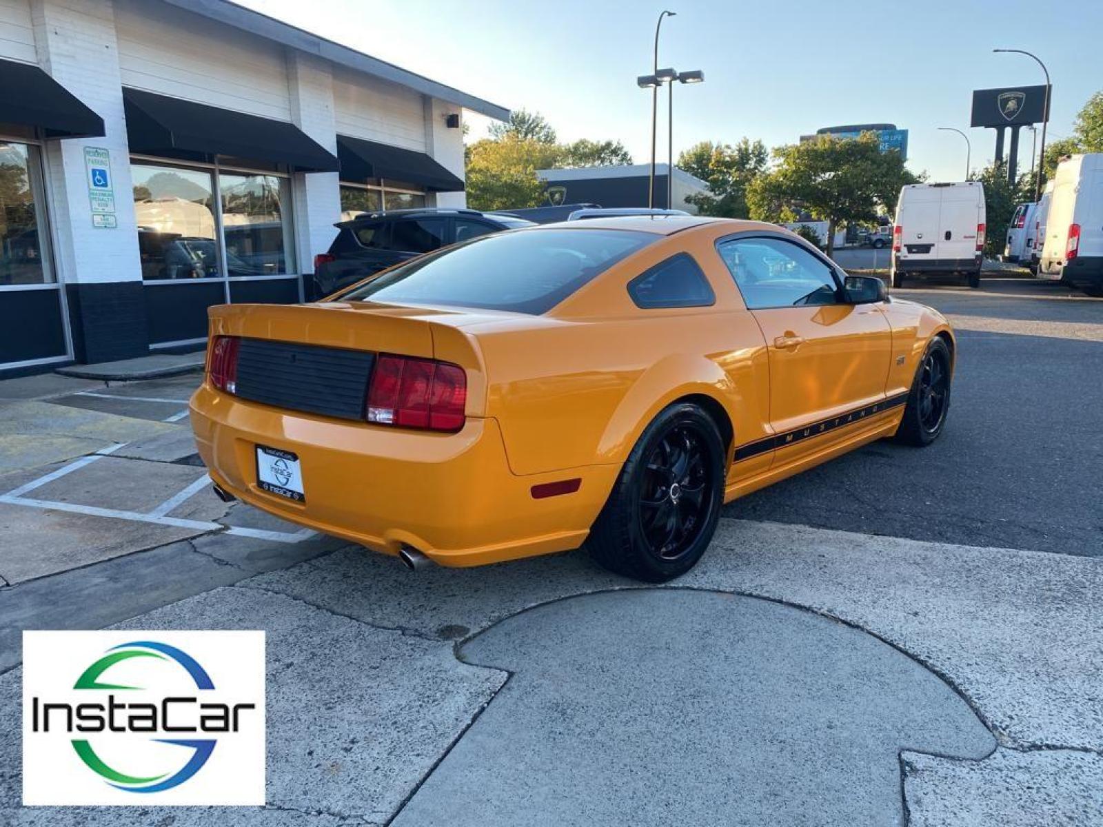 2007 Grabber Orange Clearcoat Metallic /Dark Charcoal Ford Mustang GT Premium (1ZVFT82H075) with an V8, 4.6L engine, 5-speed manual transmission, located at 3147 E Independence Blvd, Charlotte, NC, 28205, 35.200268, -80.773651 - <b>Equipment</b><br>The satellite radio system in this model gives you access to hundreds of nation-wide radio stations with a clear digital signal. Enjoy your music even more with the premium sound system in this unit. The leather seats in this vehicle are a must for buyers looking for comfort, du - Photo #12