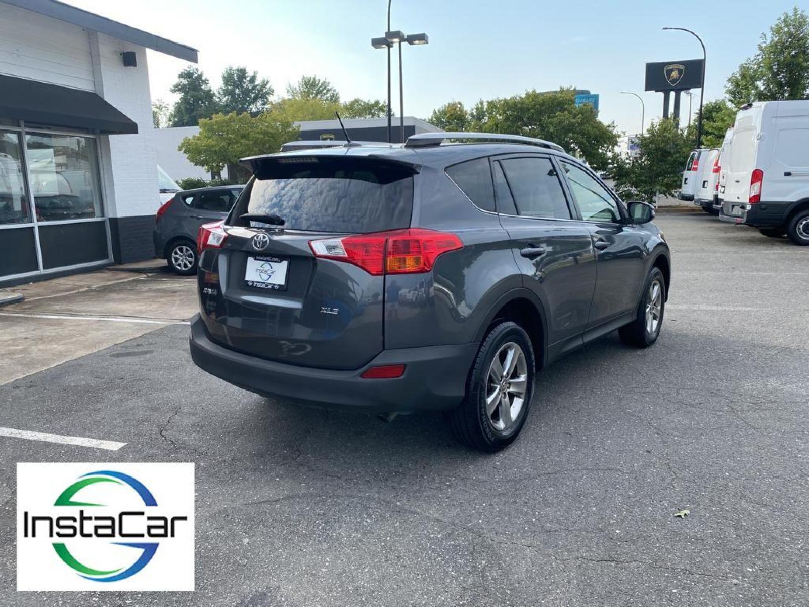 2015 Magnetic Gray Metallic /Black Toyota RAV4 XLE (JTMWFREV6FD) with an L4, 2.5L engine, 6-speed automatic transmission, located at 3147 E Independence Blvd, Charlotte, NC, 28205, 35.200268, -80.773651 - <b>Equipment</b><br>This model features a hands-free Bluetooth phone system. This small suv is equipped with the latest generation of XM/Sirius Radio. See what's behind you with the back up camera on this small suv. The satellite radio system in this Toyota RAV4 gives you access to hundreds of natio - Photo #13
