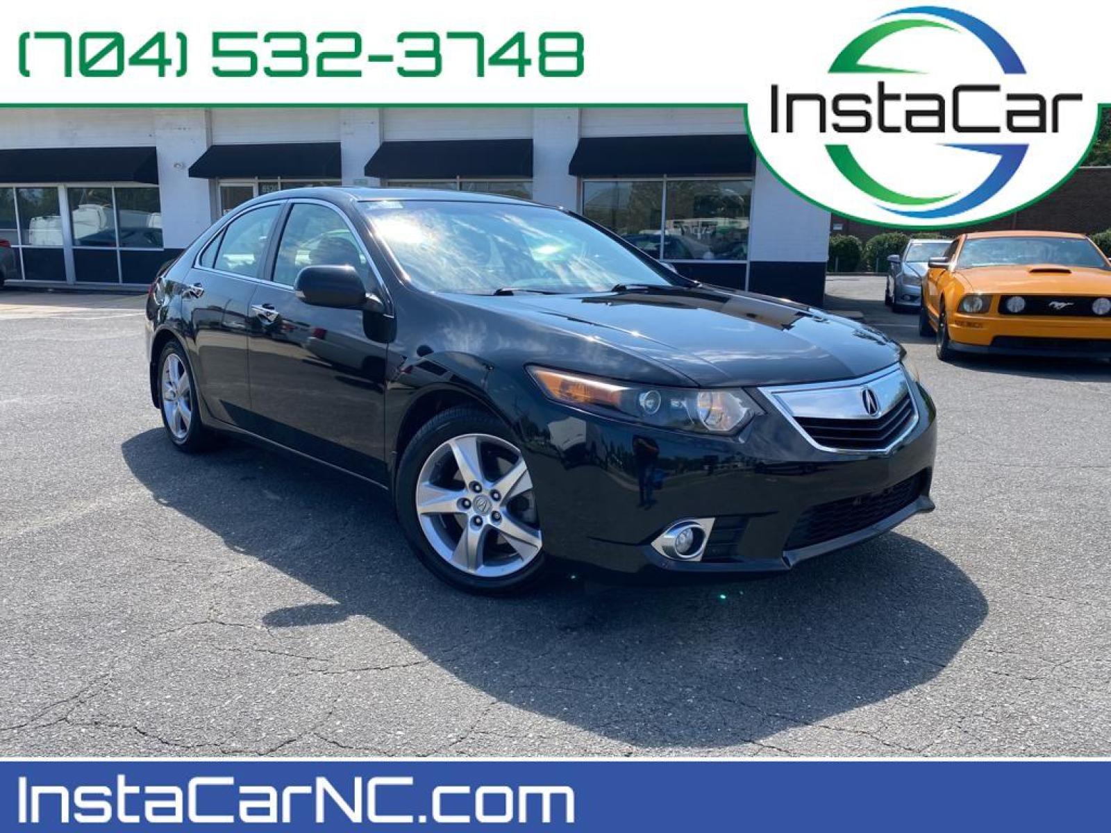 2011 Crystal Black Pearl /Ebony Acura TSX Tech Pkg (JH4CU2F60BC) with an L4, 2.4L engine, 5-speed automatic transmission, located at 3147 E Independence Blvd, Charlotte, NC, 28205, 35.200268, -80.773651 - <b>Equipment</b><br>Enjoy the heated seats in the Acura TSX you will never buy a vehicle without them. Everyone loves the comfort of having a warm seat on those cold winter days. This vehicle has a premium sound system installed. The installed navigation system will keep you on the right path. Blue - Photo #0