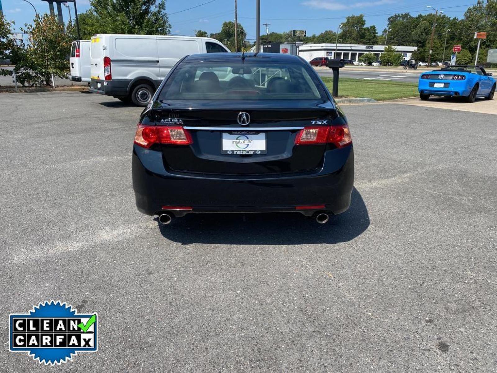 2011 Crystal Black Pearl /Ebony Acura TSX Tech Pkg (JH4CU2F60BC) with an L4, 2.4L engine, 5-speed automatic transmission, located at 3147 E Independence Blvd, Charlotte, NC, 28205, 35.200268, -80.773651 - <b>Equipment</b><br>Enjoy the heated seats in the Acura TSX you will never buy a vehicle without them. Everyone loves the comfort of having a warm seat on those cold winter days. This vehicle has a premium sound system installed. The installed navigation system will keep you on the right path. Blue - Photo #9