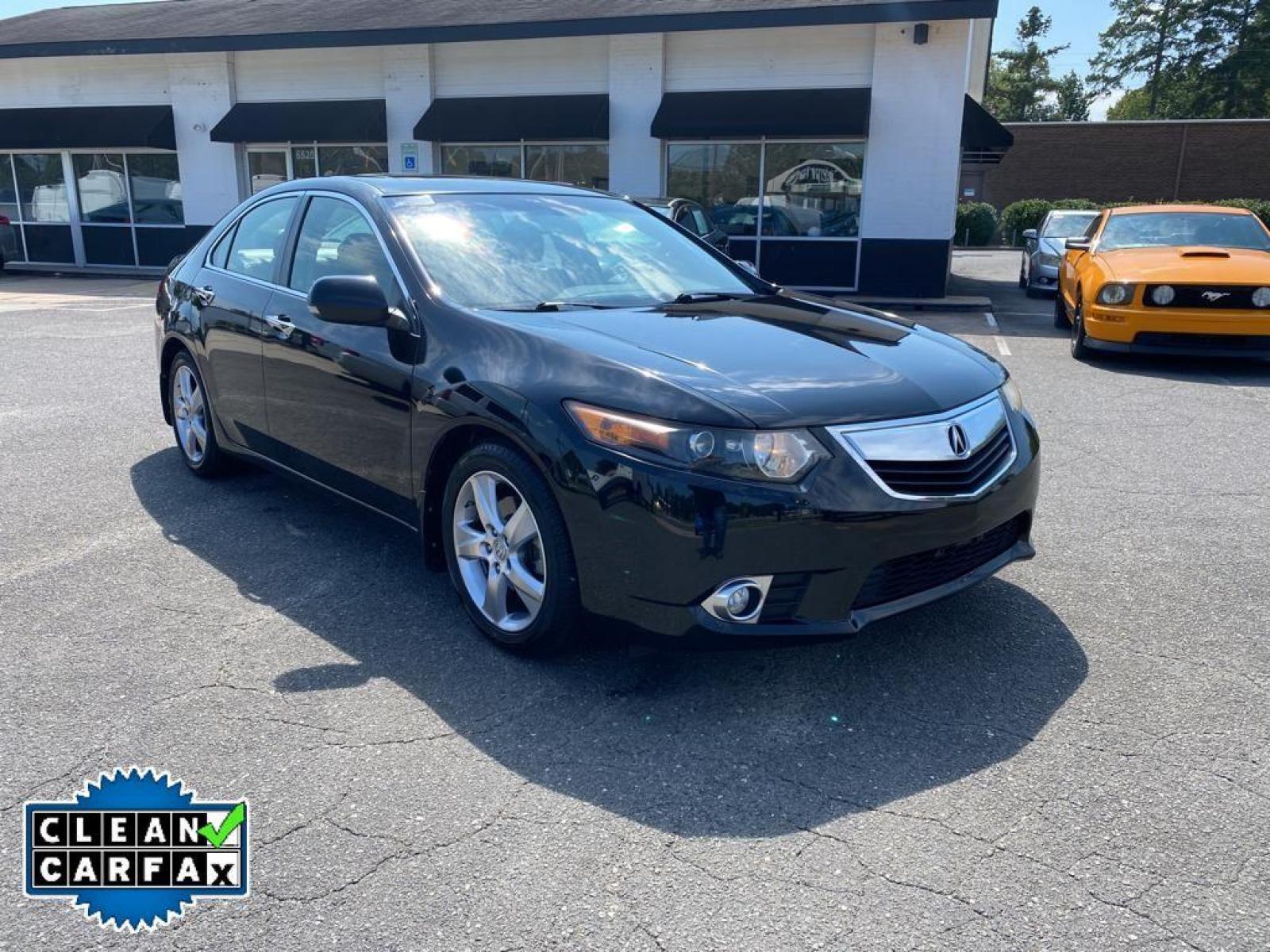 2011 Crystal Black Pearl /Ebony Acura TSX Tech Pkg (JH4CU2F60BC) with an L4, 2.4L engine, 5-speed automatic transmission, located at 3147 E Independence Blvd, Charlotte, NC, 28205, 35.200268, -80.773651 - <b>Equipment</b><br>Enjoy the heated seats in the Acura TSX you will never buy a vehicle without them. Everyone loves the comfort of having a warm seat on those cold winter days. This vehicle has a premium sound system installed. The installed navigation system will keep you on the right path. Blue - Photo #4