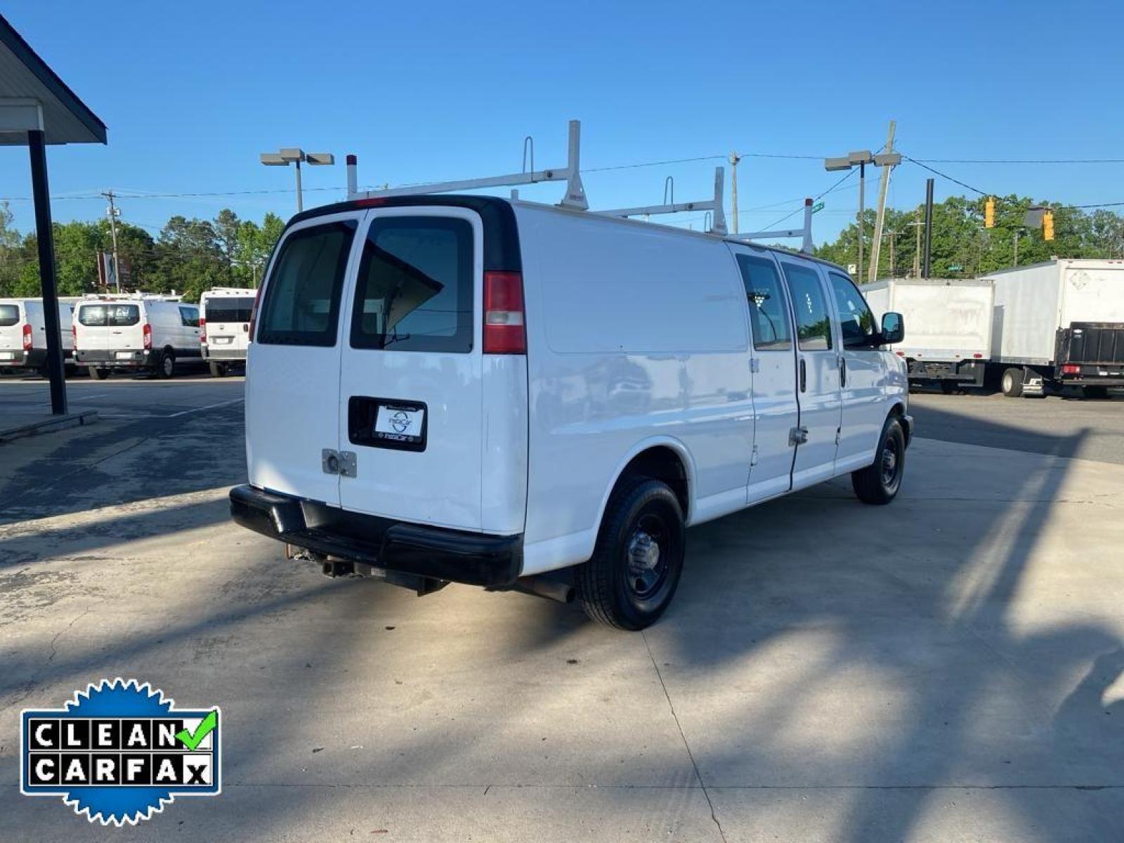 2012 Summit White /Medium Pewter Chevrolet Express Work Van (1GCZGUCG4C1) with an V8, 6.0L engine, 6-speed automatic transmission, located at 3147 E Independence Blvd, Charlotte, NC, 28205, 35.200268, -80.773651 - <b>Equipment</b><br>This 1 ton van has a clean CARFAX vehicle history report. This vehicle embodies class and sophistication with its refined white exterior. It has a V8, 6.0L high output engine. The Chevrolet Express is rear wheel drive. Set the temperature exactly where you are most comfortable i - Photo #11