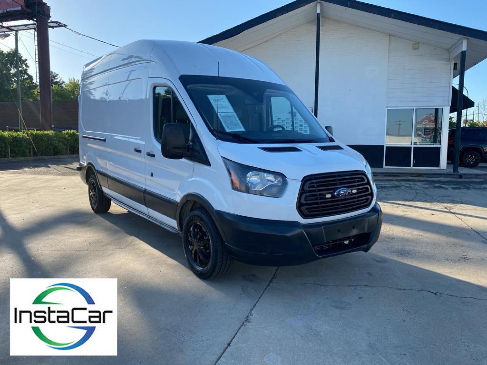 2017 Oxford White /Pewter Ford Transit Van Base w/Sliding Pass-Side Cargo-Door (1FTYR2XG7HK) with an V6, 3.5L engine, 6-speed automatic transmission, located at 3147 E Independence Blvd, Charlotte, NC, 28205, 35.200268, -80.773651 - <b>Equipment</b><br>This 3/4 ton van features a hands-free Bluetooth phone system. See what's behind you with the back up camera on this vehicle. The vehicle is rear wheel drive. Quickly unlock it with keyless entry. This Ford Transit Van shines with clean polished lines coated with an elegant white - Photo #7