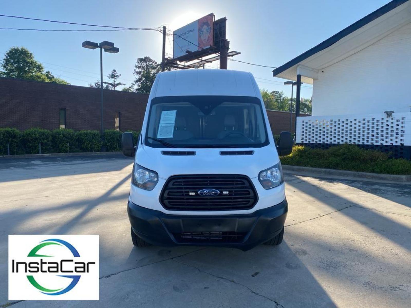 2017 Oxford White /Pewter Ford Transit Van Base w/Sliding Pass-Side Cargo-Door (1FTYR2XG7HK) with an V6, 3.5L engine, 6-speed automatic transmission, located at 3147 E Independence Blvd, Charlotte, NC, 28205, 35.200268, -80.773651 - <b>Equipment</b><br>This 3/4 ton van features a hands-free Bluetooth phone system. See what's behind you with the back up camera on this vehicle. The vehicle is rear wheel drive. Quickly unlock it with keyless entry. This Ford Transit Van shines with clean polished lines coated with an elegant white - Photo #8
