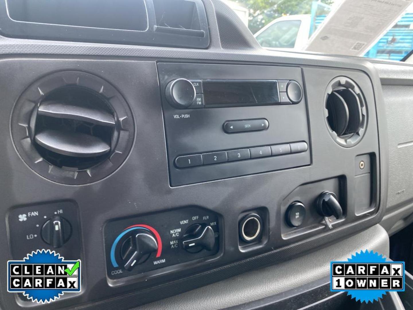 2017 Oxford White /Medium Flint Ford E-450 Super Duty Base (1FDXE4FSXHD) with an V10, 6.8L (415 CID) engine, 6-speed automatic transmission, located at 6520 E. Independence Blvd., Charlotte, NC, 28212, 35.146019, -80.723465 - <b>Equipment</b><br>Our dealership has already run the CARFAX report and it is clean. A clean CARFAX is a great asset for resale value in the future. This vehicle is a certified CARFAX 1-owner. This model is rear wheel drive. Set the temperature exactly where you are most comfortable in it. The fan - Photo#2
