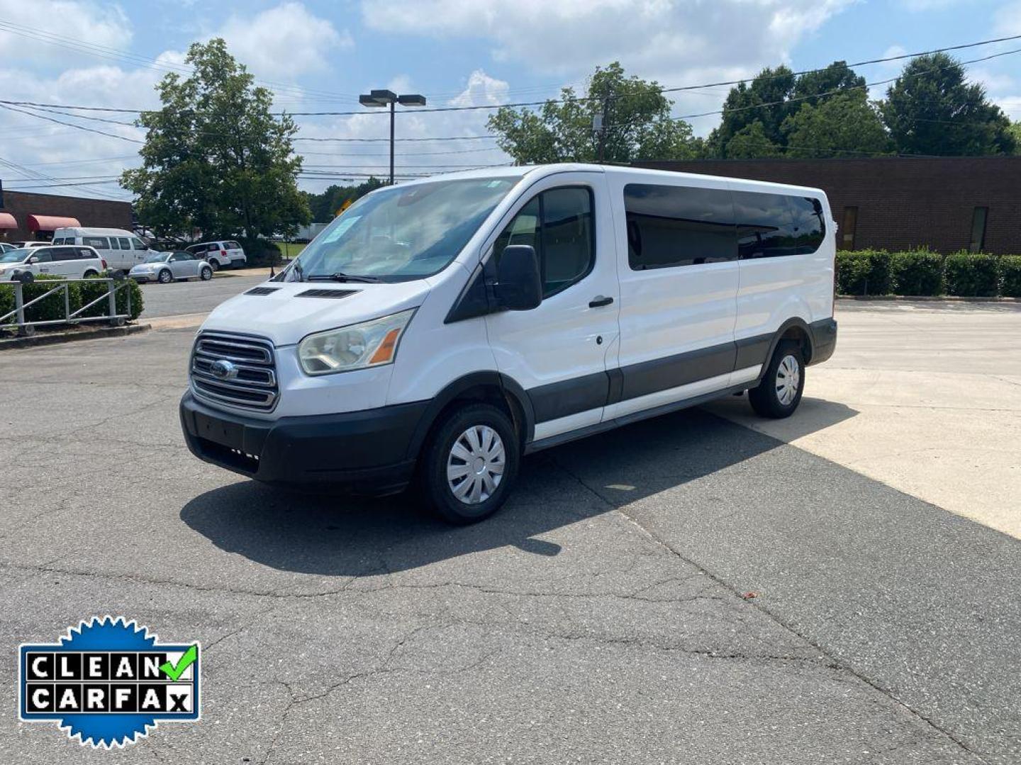 2015 Oxford White /Pewter Ford Transit Wagon XLT (1FBZX2YM8FK) with an V6, 3.7L engine, 6-speed automatic transmission, located at 6520 E. Independence Blvd., Charlotte, NC, 28212, 35.146019, -80.723465 - <b>Equipment</b><br>Protect it from unwanted accidents with a cutting edge backup camera system. The vehicle has a clean CARFAX vehicle history report. The state of the art park assist system will guide you easily into any spot. It features a hands-free Bluetooth phone system. This unit has a V6, 3. - Photo#7