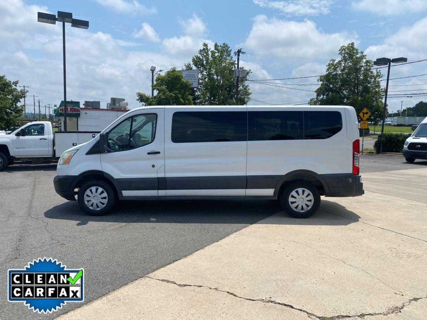 2015 Oxford White /Pewter Ford Transit Wagon XLT (1FBZX2YM8FK) with an V6, 3.7L engine, 6-speed automatic transmission, located at 6520 E. Independence Blvd., Charlotte, NC, 28212, 35.146019, -80.723465 - <b>Equipment</b><br>Protect it from unwanted accidents with a cutting edge backup camera system. The vehicle has a clean CARFAX vehicle history report. The state of the art park assist system will guide you easily into any spot. It features a hands-free Bluetooth phone system. This unit has a V6, 3. - Photo#8
