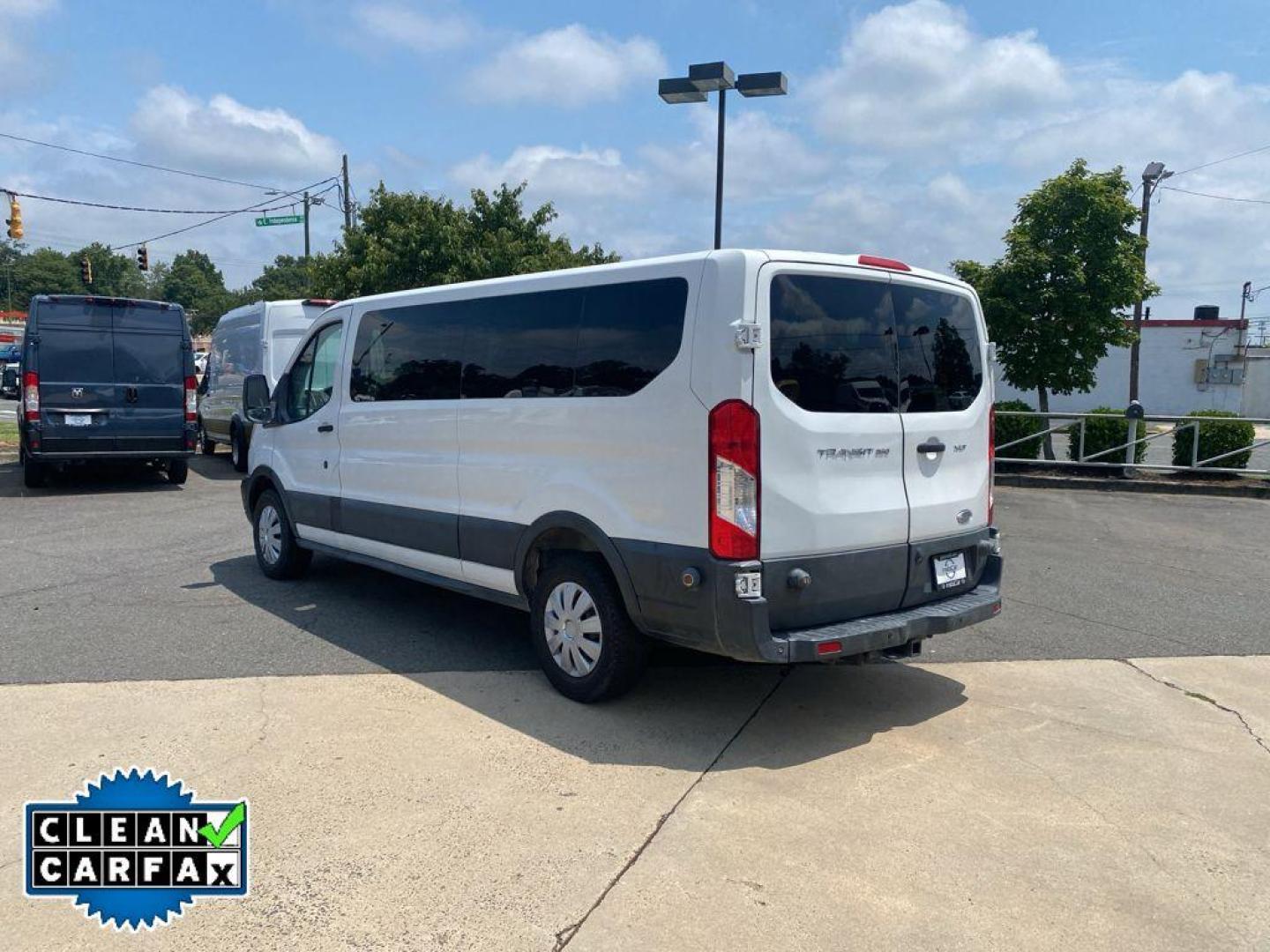 2015 Oxford White /Pewter Ford Transit Wagon XLT (1FBZX2YM8FK) with an V6, 3.7L engine, 6-speed automatic transmission, located at 6520 E. Independence Blvd., Charlotte, NC, 28212, 35.146019, -80.723465 - <b>Equipment</b><br>Protect it from unwanted accidents with a cutting edge backup camera system. The vehicle has a clean CARFAX vehicle history report. The state of the art park assist system will guide you easily into any spot. It features a hands-free Bluetooth phone system. This unit has a V6, 3. - Photo#9