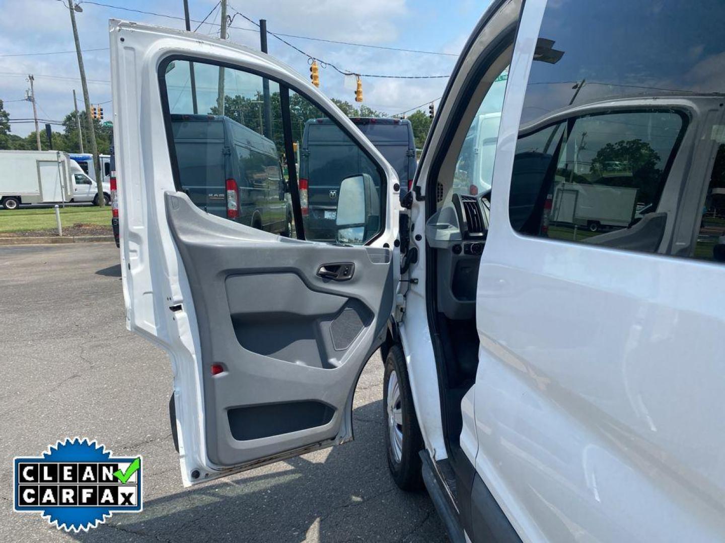 2015 Oxford White /Pewter Ford Transit Wagon XLT (1FBZX2YM8FK) with an V6, 3.7L engine, 6-speed automatic transmission, located at 6520 E. Independence Blvd., Charlotte, NC, 28212, 35.146019, -80.723465 - <b>Equipment</b><br>Protect it from unwanted accidents with a cutting edge backup camera system. The vehicle has a clean CARFAX vehicle history report. The state of the art park assist system will guide you easily into any spot. It features a hands-free Bluetooth phone system. This unit has a V6, 3. - Photo#17