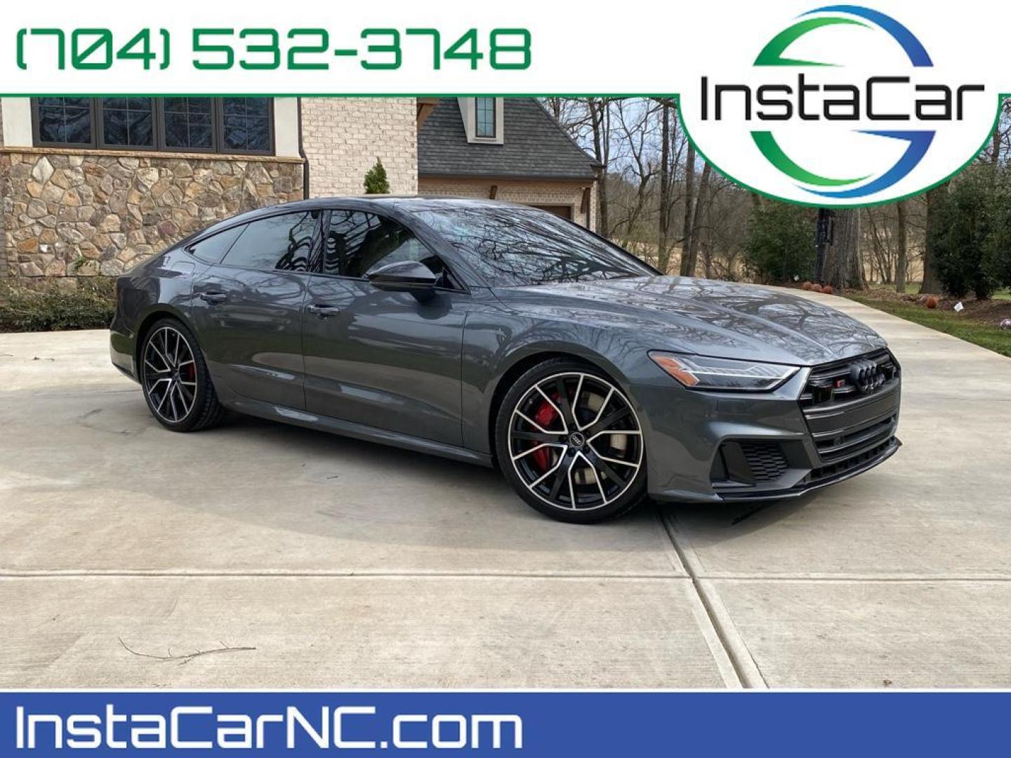 2022 Daytona Gray Pearl Effect /Arras Red Audi S7 Premium Plus (WAUPFBF25NN) with an V6, 2.9L engine, 8-speed automatic transmission, located at 6520 E. Independence Blvd., Charlotte, NC, 28212, 35.146019, -80.723465 - <b>Equipment</b><br>Protect the Audi S7 from unwanted accidents with a cutting edge backup camera system. The leather seats in the vehicle are a must for buyers looking for comfort, durability, and style. Apple CarPlay: Seamless smartphone integration for the vehicle - stay connected and entertained - Photo#0