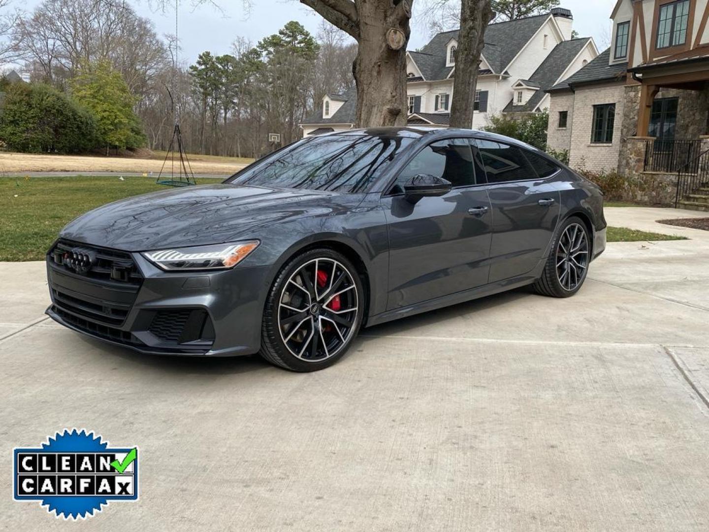 2022 Daytona Gray Pearl Effect /Arras Red Audi S7 Premium Plus (WAUPFBF25NN) with an V6, 2.9L engine, 8-speed automatic transmission, located at 6520 E. Independence Blvd., Charlotte, NC, 28212, 35.146019, -80.723465 - <b>Equipment</b><br>Protect the Audi S7 from unwanted accidents with a cutting edge backup camera system. The leather seats in the vehicle are a must for buyers looking for comfort, durability, and style. Apple CarPlay: Seamless smartphone integration for the vehicle - stay connected and entertained - Photo#10