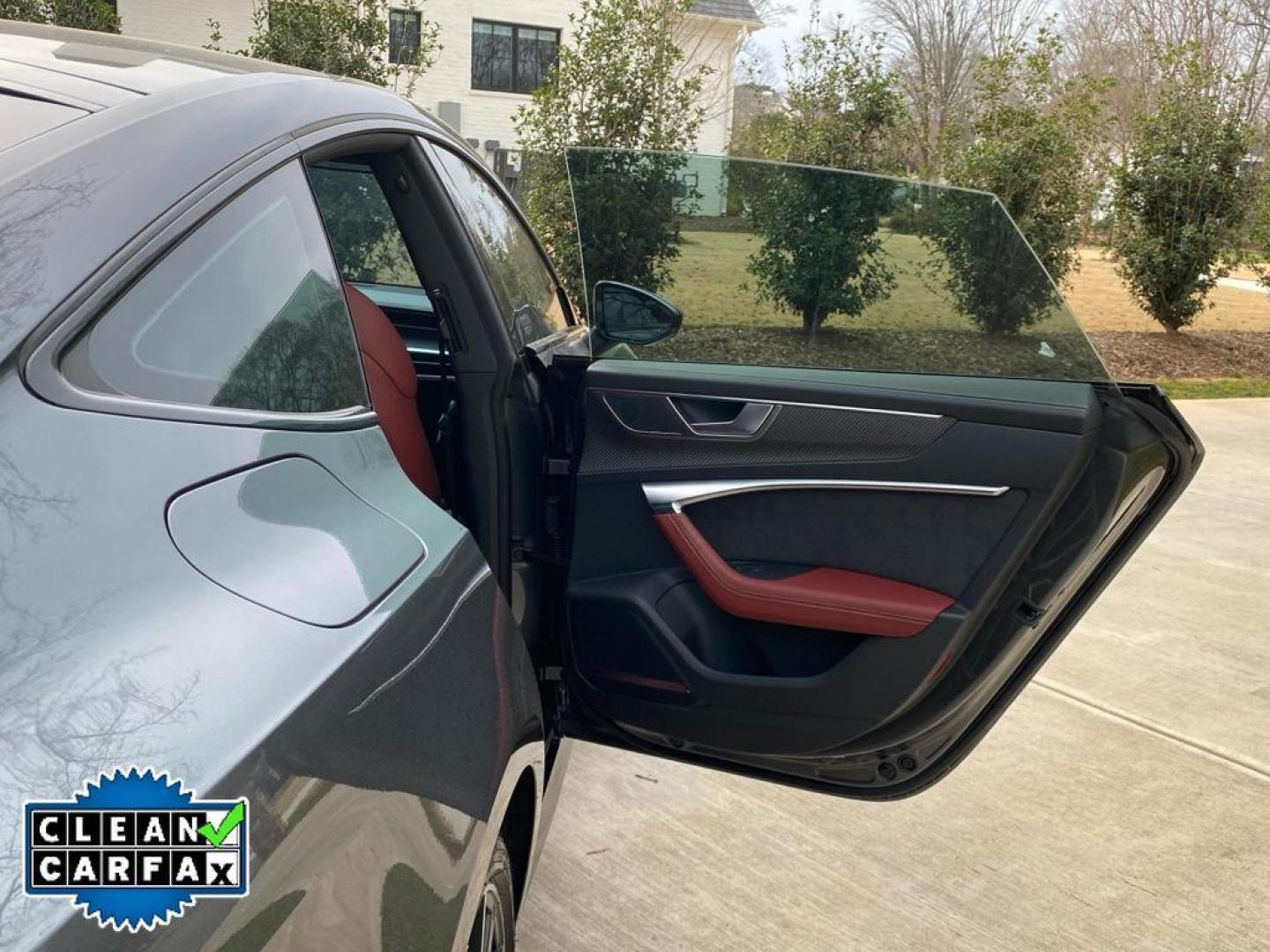2022 Daytona Gray Pearl Effect /Arras Red Audi S7 Premium Plus (WAUPFBF25NN) with an V6, 2.9L engine, 8-speed automatic transmission, located at 6520 E. Independence Blvd., Charlotte, NC, 28212, 35.146019, -80.723465 - <b>Equipment</b><br>Protect the Audi S7 from unwanted accidents with a cutting edge backup camera system. The leather seats in the vehicle are a must for buyers looking for comfort, durability, and style. Apple CarPlay: Seamless smartphone integration for the vehicle - stay connected and entertained - Photo#23