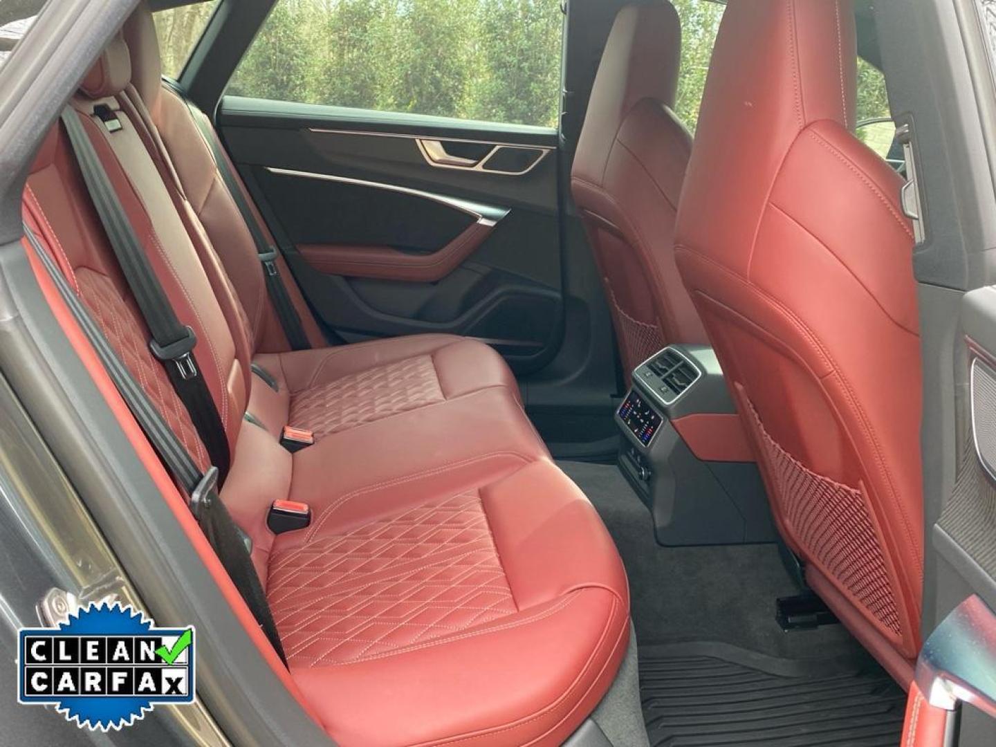 2022 Daytona Gray Pearl Effect /Arras Red Audi S7 Premium Plus (WAUPFBF25NN) with an V6, 2.9L engine, 8-speed automatic transmission, located at 6520 E. Independence Blvd., Charlotte, NC, 28212, 35.146019, -80.723465 - <b>Equipment</b><br>Protect the Audi S7 from unwanted accidents with a cutting edge backup camera system. The leather seats in the vehicle are a must for buyers looking for comfort, durability, and style. Apple CarPlay: Seamless smartphone integration for the vehicle - stay connected and entertained - Photo#27