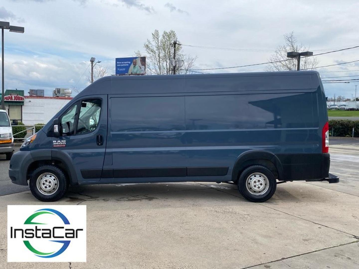 2020 Patriot Blue Pearlcoat /Black Ram ProMaster 3500 High Roof (3C6URVJG6LE) with an V6, 3.6L engine, 6-speed automatic transmission, located at 3147 E Independence Blvd, Charlotte, NC, 28205, 35.200268, -80.773651 - <b>Equipment</b><br>This Ram ProMaster 3500 features a hands-free Bluetooth phone system. See what's behind you with the back up camera on the Ram ProMaster 3500. This 1 ton van is front wheel drive. This 1 ton van has a V6, 3.6L high output engine. Impresses the most discerning driver with the deep - Photo#8