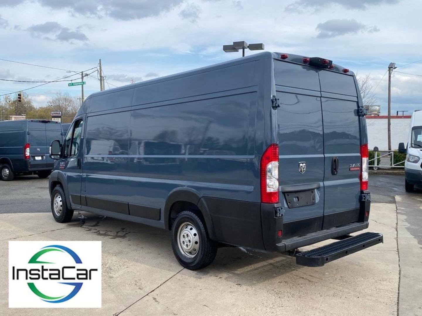 2020 Patriot Blue Pearlcoat /Black Ram ProMaster 3500 High Roof (3C6URVJG6LE) with an V6, 3.6L engine, 6-speed automatic transmission, located at 3147 E Independence Blvd, Charlotte, NC, 28205, 35.200268, -80.773651 - <b>Equipment</b><br>This Ram ProMaster 3500 features a hands-free Bluetooth phone system. See what's behind you with the back up camera on the Ram ProMaster 3500. This 1 ton van is front wheel drive. This 1 ton van has a V6, 3.6L high output engine. Impresses the most discerning driver with the deep - Photo#9