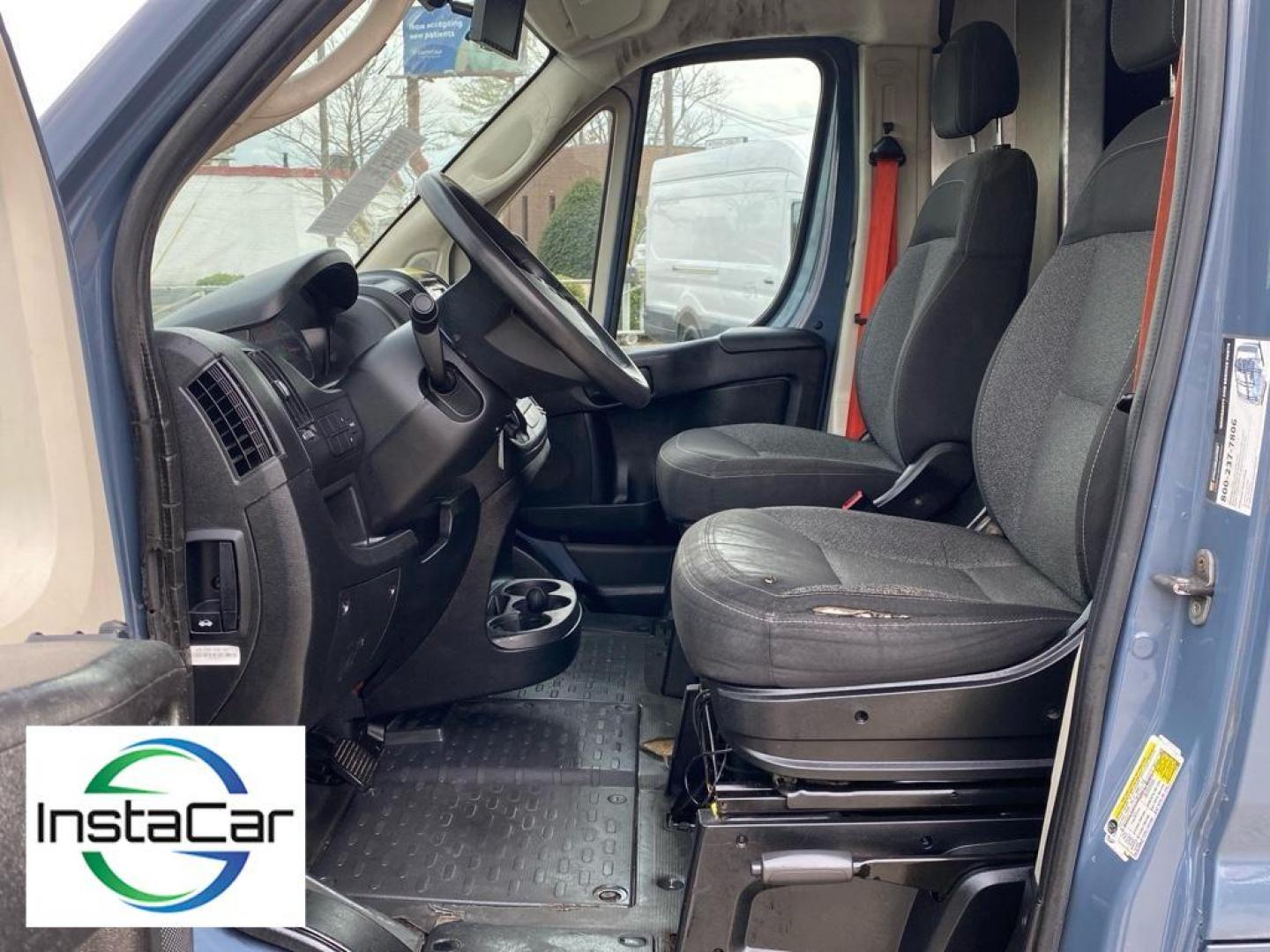 2020 Patriot Blue Pearlcoat /Black Ram ProMaster 3500 High Roof (3C6URVJG6LE) with an V6, 3.6L engine, 6-speed automatic transmission, located at 3147 E Independence Blvd, Charlotte, NC, 28205, 35.200268, -80.773651 - <b>Equipment</b><br>This Ram ProMaster 3500 features a hands-free Bluetooth phone system. See what's behind you with the back up camera on the Ram ProMaster 3500. This 1 ton van is front wheel drive. This 1 ton van has a V6, 3.6L high output engine. Impresses the most discerning driver with the deep - Photo#20