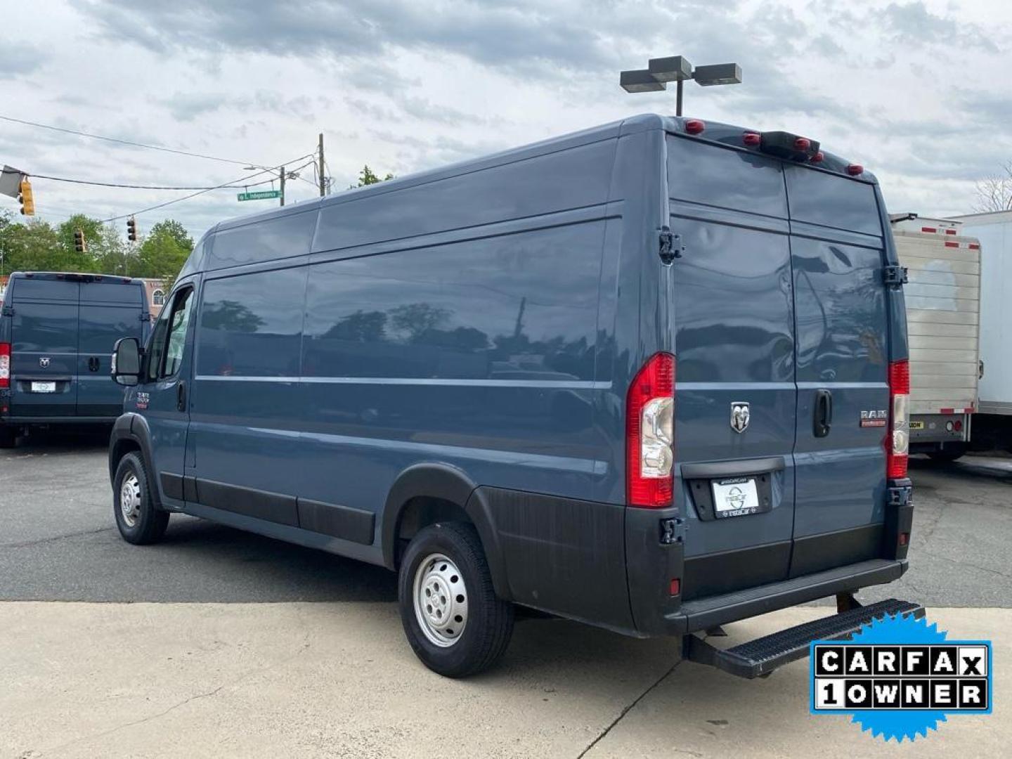 2019 Patriot Blue Pearlcoat /Black Ram ProMaster 3500 High Roof (3C6URVJG8KE) with an V6, 3.6L engine, 6-speed automatic transmission, located at 6520 E. Independence Blvd., Charlotte, NC, 28212, 35.146019, -80.723465 - <b>Equipment</b><br>Good News! This certified CARFAX 1-owner vehicle has only had one owner before you. Protect the vehicle from unwanted accidents with a cutting edge backup camera system. The vehicle features a hands-free Bluetooth phone system. Impresses the most discerning driver with the deep p - Photo#10