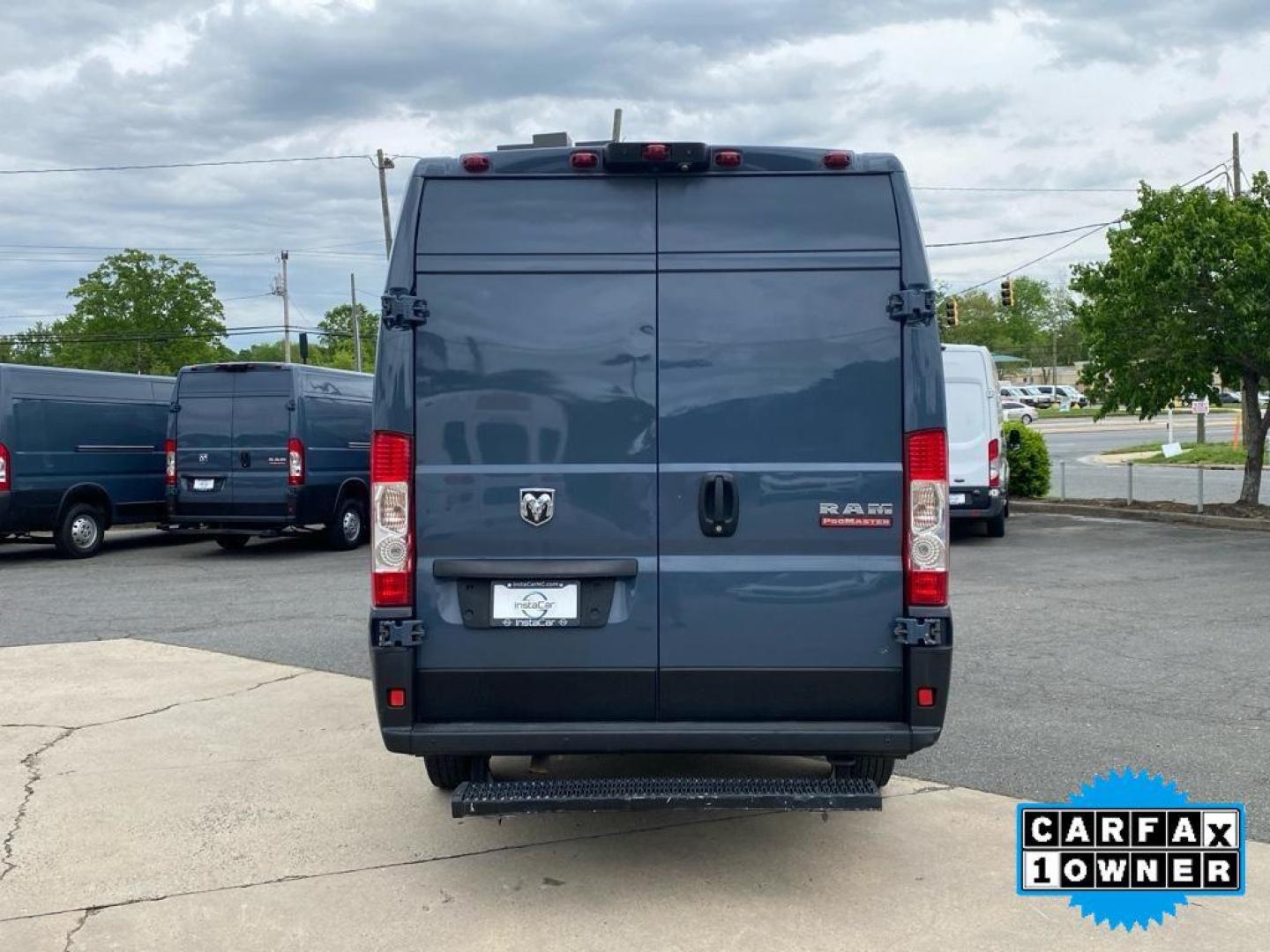 2019 Patriot Blue Pearlcoat /Black Ram ProMaster 3500 High Roof (3C6URVJG8KE) with an V6, 3.6L engine, 6-speed automatic transmission, located at 6520 E. Independence Blvd., Charlotte, NC, 28212, 35.146019, -80.723465 - <b>Equipment</b><br>Good News! This certified CARFAX 1-owner vehicle has only had one owner before you. Protect the vehicle from unwanted accidents with a cutting edge backup camera system. The vehicle features a hands-free Bluetooth phone system. Impresses the most discerning driver with the deep p - Photo#11