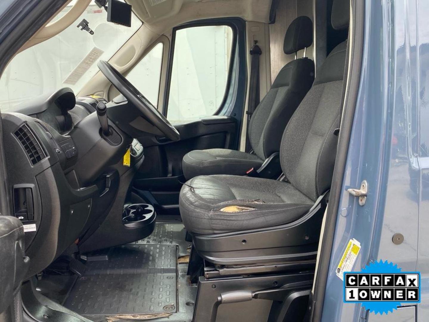 2019 Patriot Blue Pearlcoat /Black Ram ProMaster 3500 High Roof (3C6URVJG8KE) with an V6, 3.6L engine, 6-speed automatic transmission, located at 6520 E. Independence Blvd., Charlotte, NC, 28212, 35.146019, -80.723465 - <b>Equipment</b><br>Good News! This certified CARFAX 1-owner vehicle has only had one owner before you. Protect the vehicle from unwanted accidents with a cutting edge backup camera system. The vehicle features a hands-free Bluetooth phone system. Impresses the most discerning driver with the deep p - Photo#21