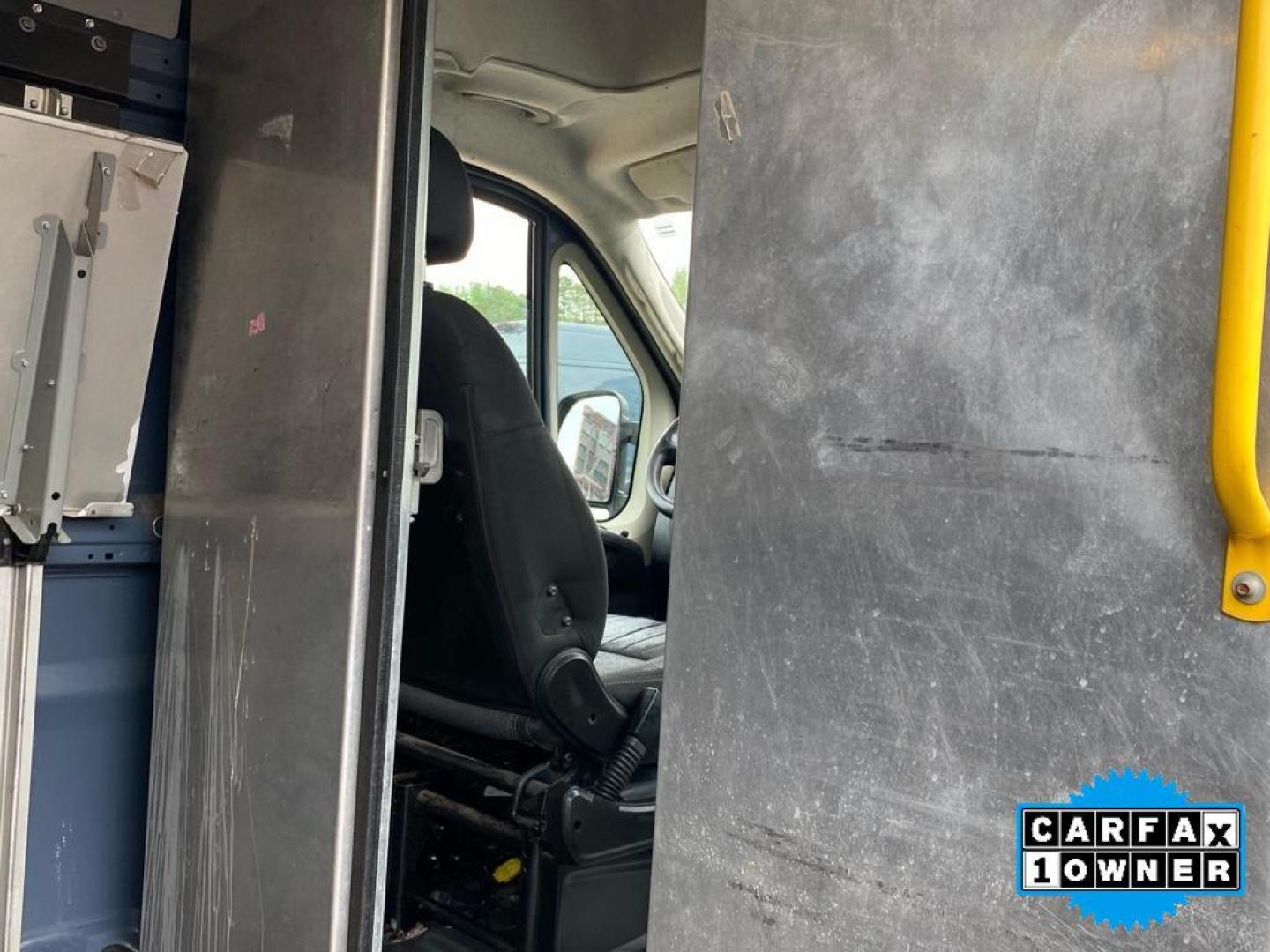 2019 Patriot Blue Pearlcoat /Black Ram ProMaster 3500 High Roof (3C6URVJG8KE) with an V6, 3.6L engine, 6-speed automatic transmission, located at 6520 E. Independence Blvd., Charlotte, NC, 28212, 35.146019, -80.723465 - <b>Equipment</b><br>Good News! This certified CARFAX 1-owner vehicle has only had one owner before you. Protect the vehicle from unwanted accidents with a cutting edge backup camera system. The vehicle features a hands-free Bluetooth phone system. Impresses the most discerning driver with the deep p - Photo#24