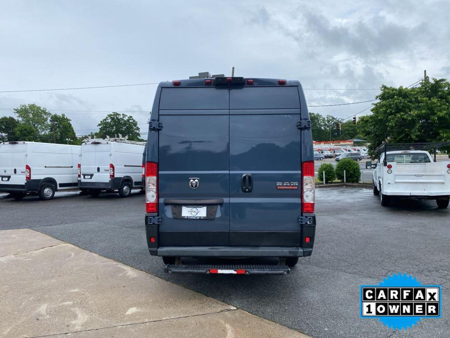 2019 Patriot Blue Pearlcoat /Black Ram ProMaster 3500 High Roof (3C6URVJG4KE) with an V6, 3.6L engine, 6-speed automatic transmission, located at 3147 E Independence Blvd, Charlotte, NC, 28205, 35.200268, -80.773651 - <b>Equipment</b><br>See what's behind you with the back up camera on this model. Bluetooth technology is built into the Ram ProMaster 3500, keeping your hands on the steering wheel and your focus on the road. Good News! This certified CARFAX 1-owner vehicle has only had one owner before you. This un - Photo#11