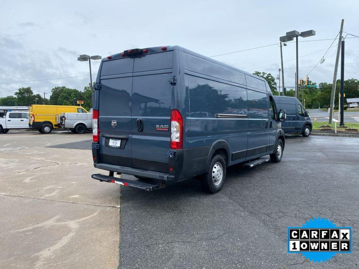 2019 Patriot Blue Pearlcoat /Black Ram ProMaster 3500 High Roof (3C6URVJG4KE) with an V6, 3.6L engine, 6-speed automatic transmission, located at 3147 E Independence Blvd, Charlotte, NC, 28205, 35.200268, -80.773651 - <b>Equipment</b><br>See what's behind you with the back up camera on this model. Bluetooth technology is built into the Ram ProMaster 3500, keeping your hands on the steering wheel and your focus on the road. Good News! This certified CARFAX 1-owner vehicle has only had one owner before you. This un - Photo#12