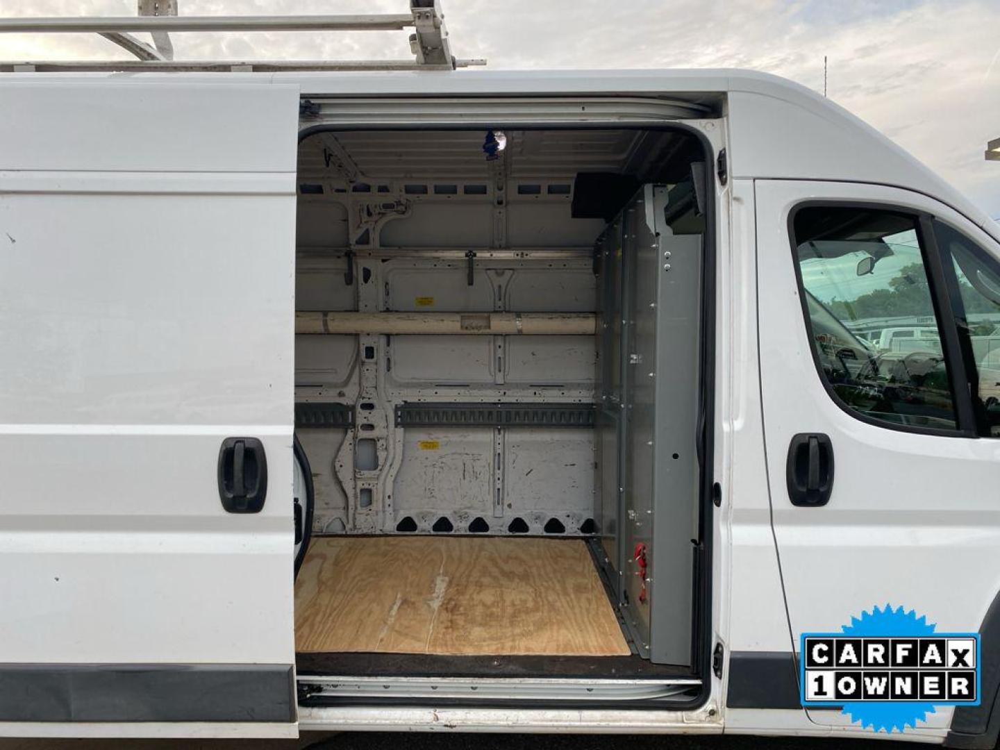 2018 Bright White Clearcoat /Black Ram ProMaster 2500 High Roof (3C6TRVDG9JE) with an V6, 3.6L engine, 6-speed automatic transmission, located at 3147 E Independence Blvd, Charlotte, NC, 28205, 35.200268, -80.773651 - <b>Equipment</b><br>The state of the art park assist system will guide you easily into any spot. This model features a hands-free Bluetooth phone system. Good News! This certified CARFAX 1-owner vehicle has only had one owner before you. Protect this unit from unwanted accidents with a cutting edge - Photo#23