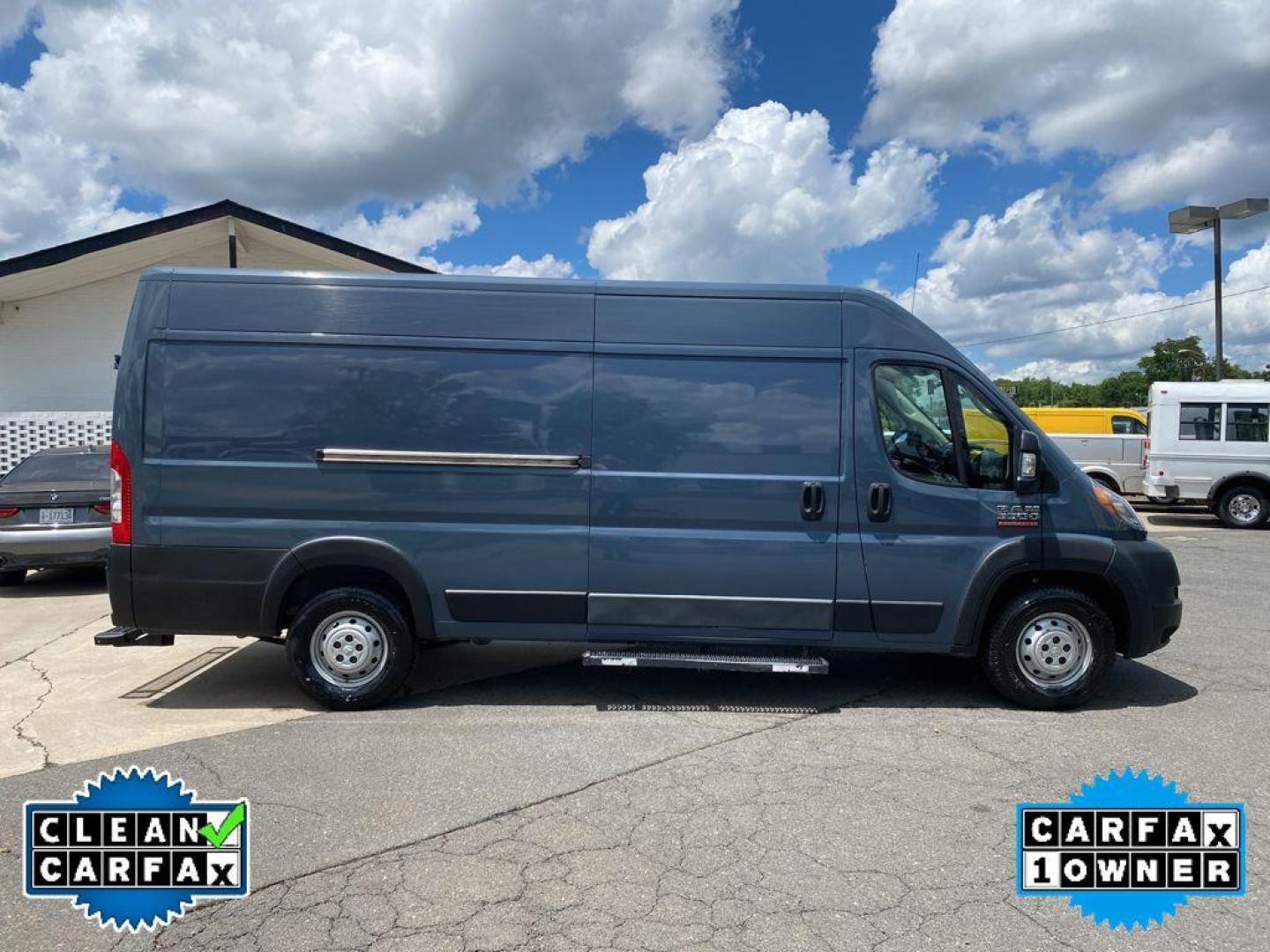 2019 Patriot Blue Pearlcoat /Black Ram ProMaster 3500 High Roof (3C6URVJG1KE) with an V6, 3.6L engine, 6-speed automatic transmission, located at 3147 E Independence Blvd, Charlotte, NC, 28205, 35.200268, -80.773651 - Photo#13
