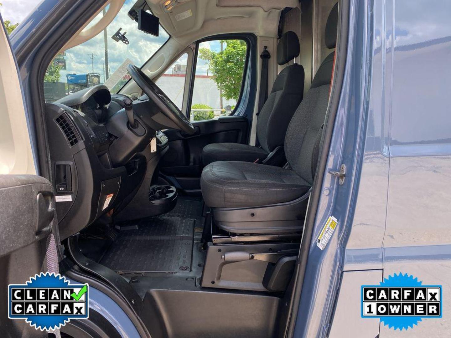 2019 Patriot Blue Pearlcoat /Black Ram ProMaster 3500 High Roof (3C6URVJG1KE) with an V6, 3.6L engine, 6-speed automatic transmission, located at 3147 E Independence Blvd, Charlotte, NC, 28205, 35.200268, -80.773651 - Photo#21
