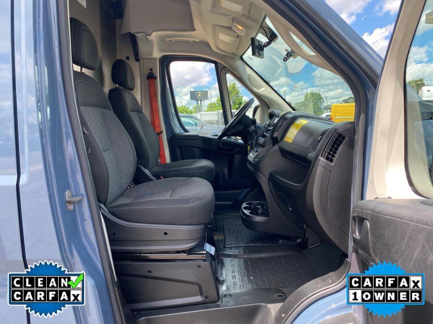 2019 Patriot Blue Pearlcoat /Black Ram ProMaster 3500 High Roof (3C6URVJG1KE) with an V6, 3.6L engine, 6-speed automatic transmission, located at 3147 E Independence Blvd, Charlotte, NC, 28205, 35.200268, -80.773651 - Photo#22