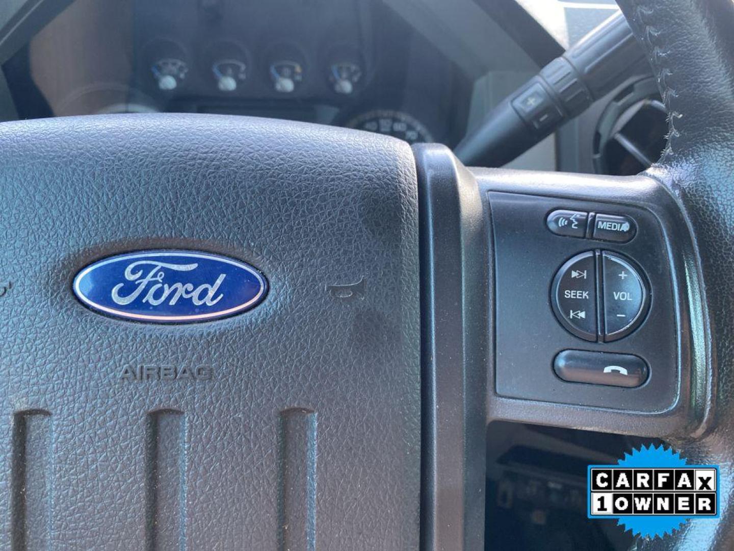 2015 Oxford White /Steel Ford F-550 XL (1FD0W5GT9FE) with an V8, 6.7L engine, 6-speed automatic transmission, located at 6520 E. Independence Blvd., Charlotte, NC, 28212, 35.146019, -80.723465 - <b>Equipment</b><br>This vehicle is a certified CARFAX 1-owner. A trailer braking system is already installed on this vehicle. The vehicle is outfitted with a Powerstroke diesel engine This Ford F-550 has a V8, 6.7L high output engine. It shines with clean polished lines coated with an elegant white - Photo#3