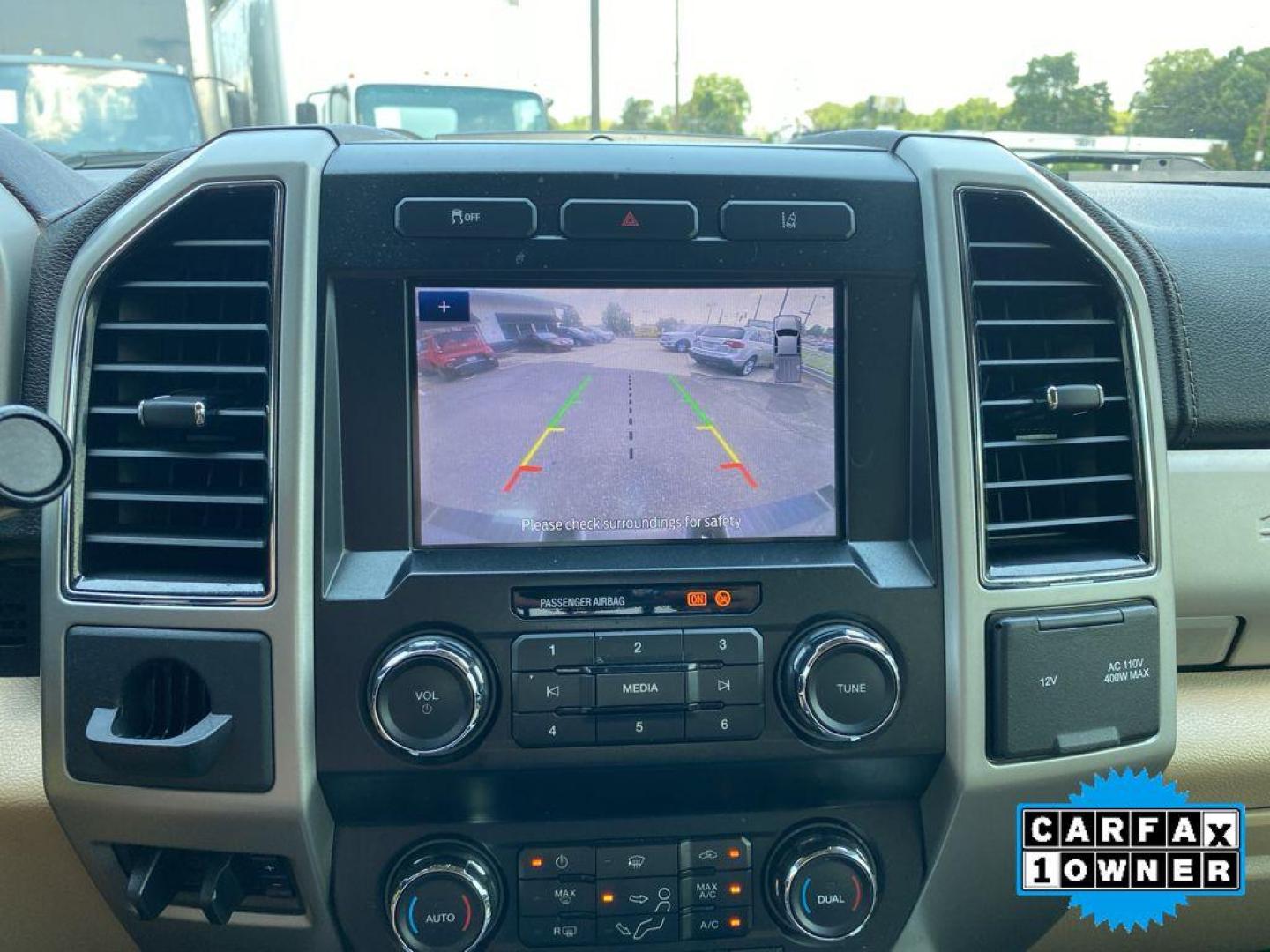 2020 Agate Black Metallic /Medium Light Camel Ford F-250 LARIAT (1FT7W2A68LE) with an V8, 6.2L engine, 6-speed automatic transmission, located at 6520 E. Independence Blvd., Charlotte, NC, 28212, 35.146019, -80.723465 - <b>Equipment</b><br>This vehicle is a certified CARFAX 1-owner. Start it from inside with remote start. Bluetooth technology is built into this Ford F-250, keeping your hands on the steering wheel and your focus on the road. Protect this 3/4 ton pickup from unwanted accidents with a cutting edge bac - Photo#2