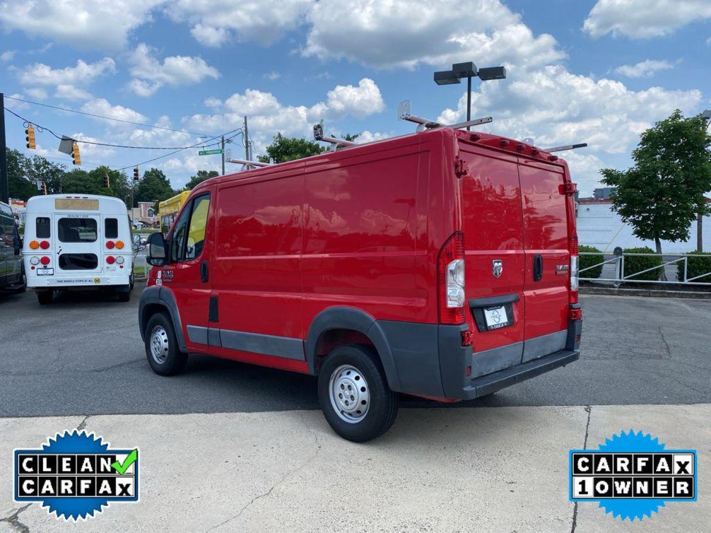 2017 Flame Red Clearcoat /Gray Ram ProMaster 1500 Low Roof (3C6TRVNGXHE) with an V6, 3.6L engine, 6-speed automatic transmission, located at 6520 E. Independence Blvd., Charlotte, NC, 28212, 35.146019, -80.723465 - Photo#6