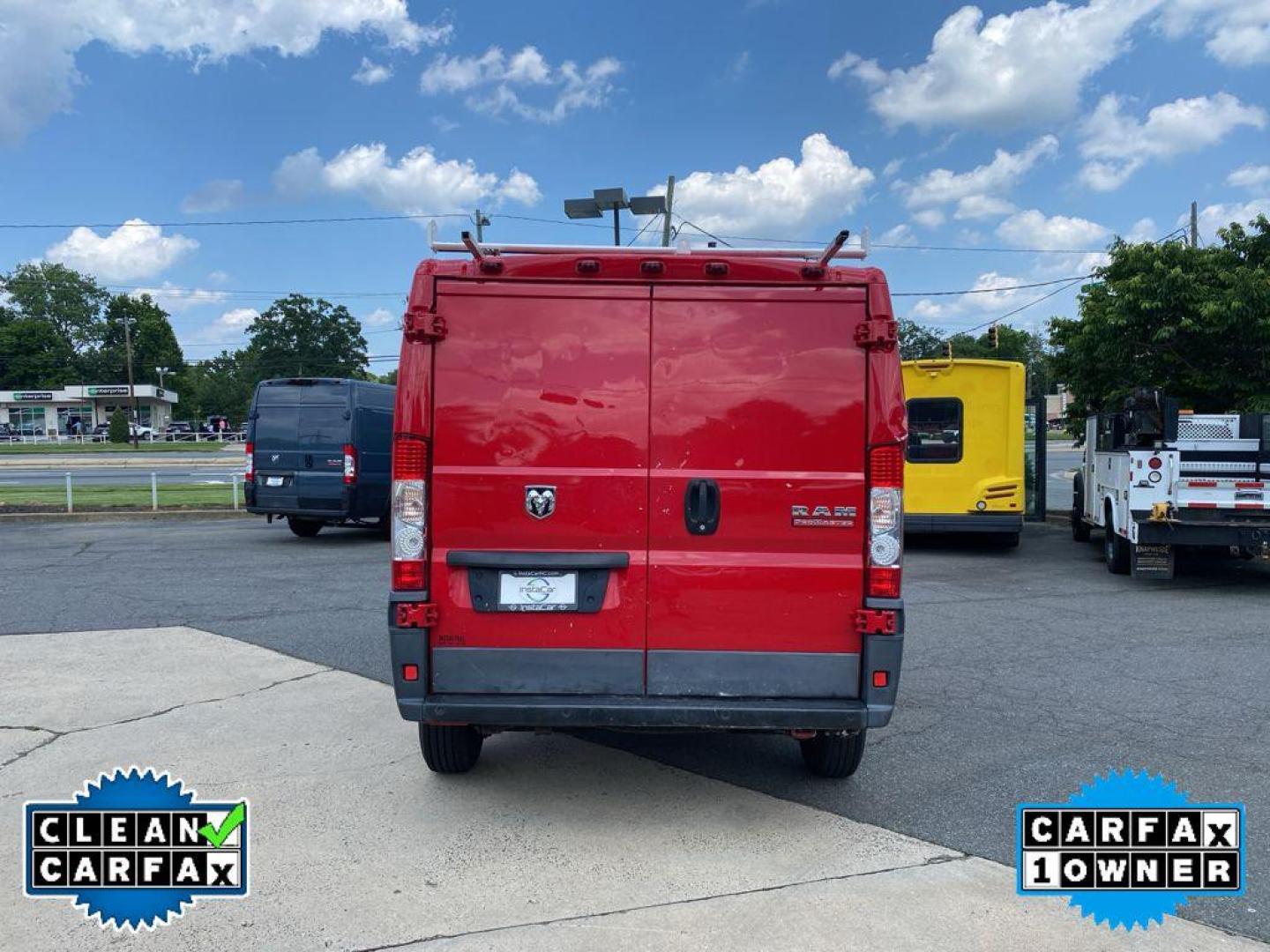 2017 Flame Red Clearcoat /Gray Ram ProMaster 1500 Low Roof (3C6TRVNGXHE) with an V6, 3.6L engine, 6-speed automatic transmission, located at 6520 E. Independence Blvd., Charlotte, NC, 28212, 35.146019, -80.723465 - Photo#7