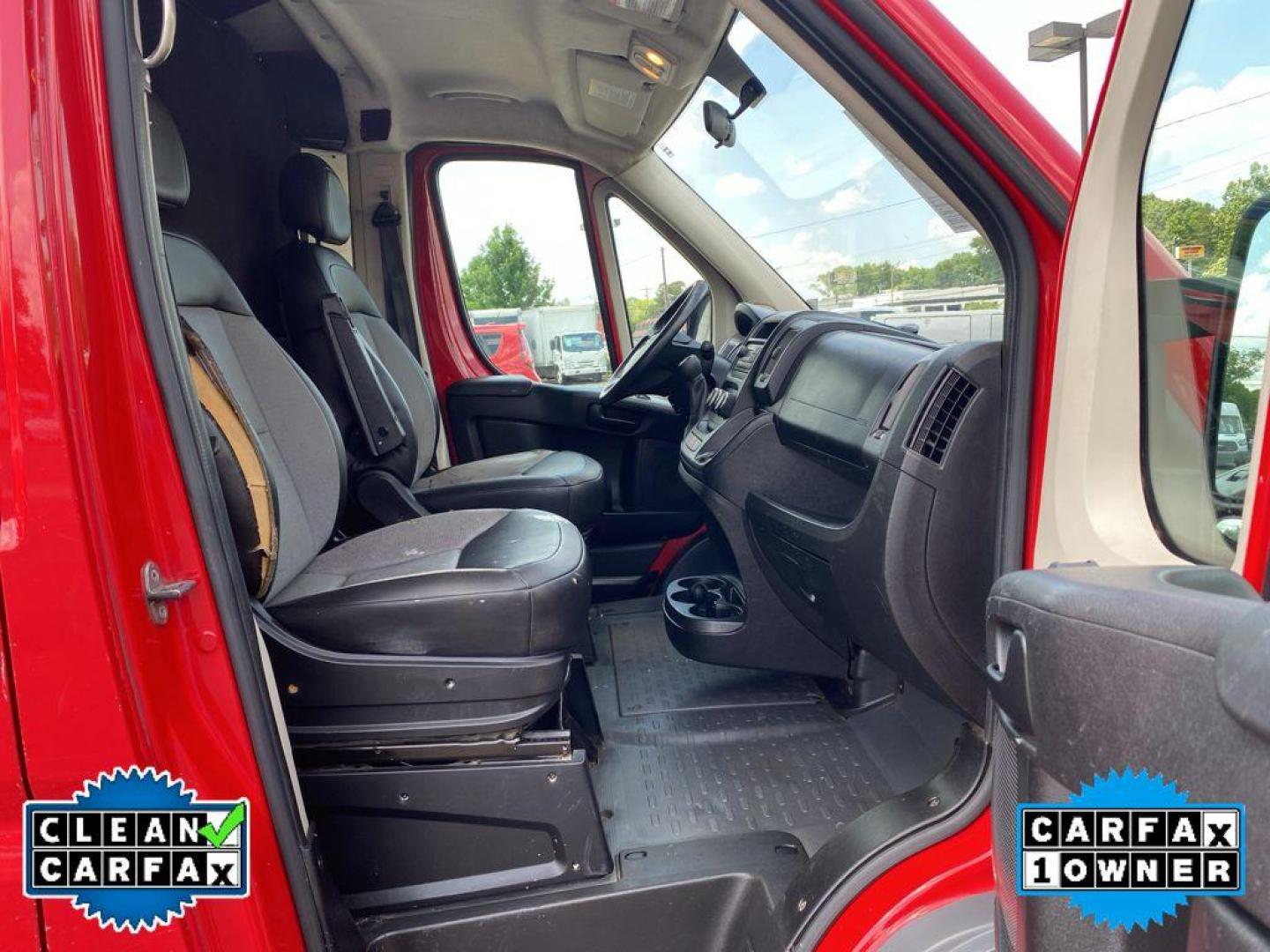 2017 Flame Red Clearcoat /Gray Ram ProMaster 1500 Low Roof (3C6TRVNGXHE) with an V6, 3.6L engine, 6-speed automatic transmission, located at 6520 E. Independence Blvd., Charlotte, NC, 28212, 35.146019, -80.723465 - Photo#18