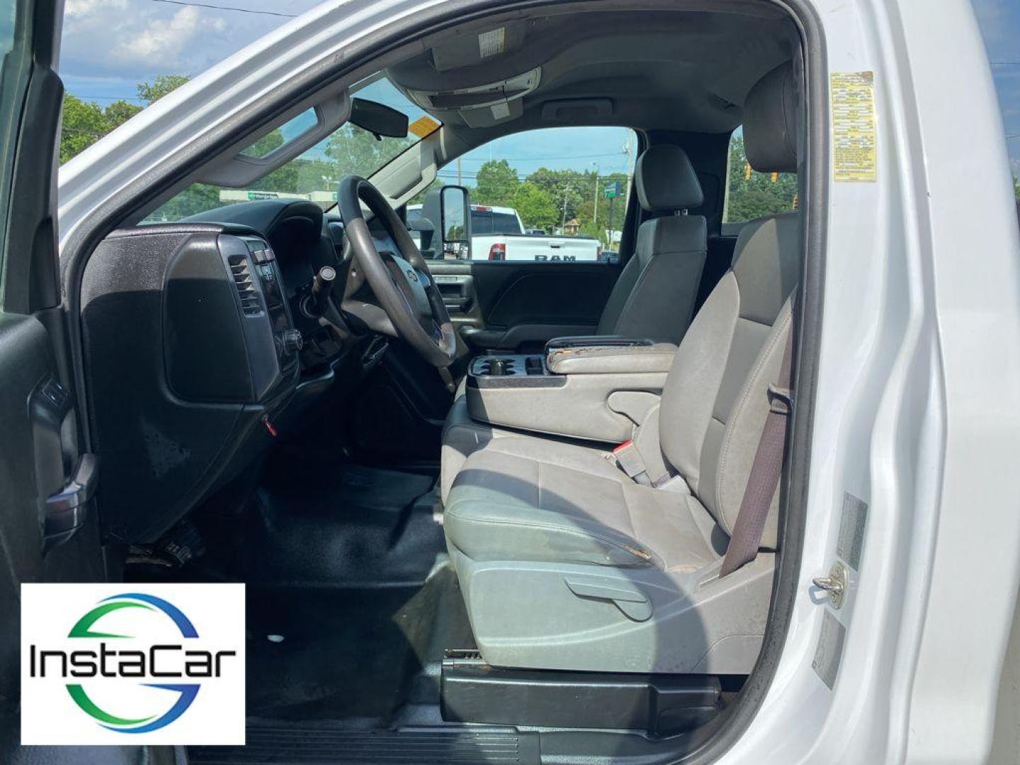 2017 Summit White /Dark Ash/Jet Black Chevrolet Silverado Work Truck (1GB3CYCG4HZ) with an V8, 6.0L engine, 6-speed automatic transmission, located at 6520 E. Independence Blvd., Charlotte, NC, 28212, 35.146019, -80.723465 - Photo#18