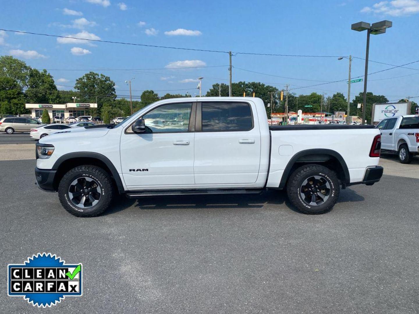 2020 Bright White Clearcoat /Black Ram 1500 Rebel (1C6SRFLT7LN) with an V8, 5.7L engine, 8-speed automatic transmission, located at 6520 E. Independence Blvd., Charlotte, NC, 28212, 35.146019, -80.723465 - Discover the power and versatility of the 2020 Ram 1500 Rebel, now available at our dealership. This robust truck is equipped with a 4WD system, ensuring you're ready for any terrain or weather conditions. Under the hood, you'll find a commanding V8, 5.7L engine, delivering the performance and relia - Photo#11