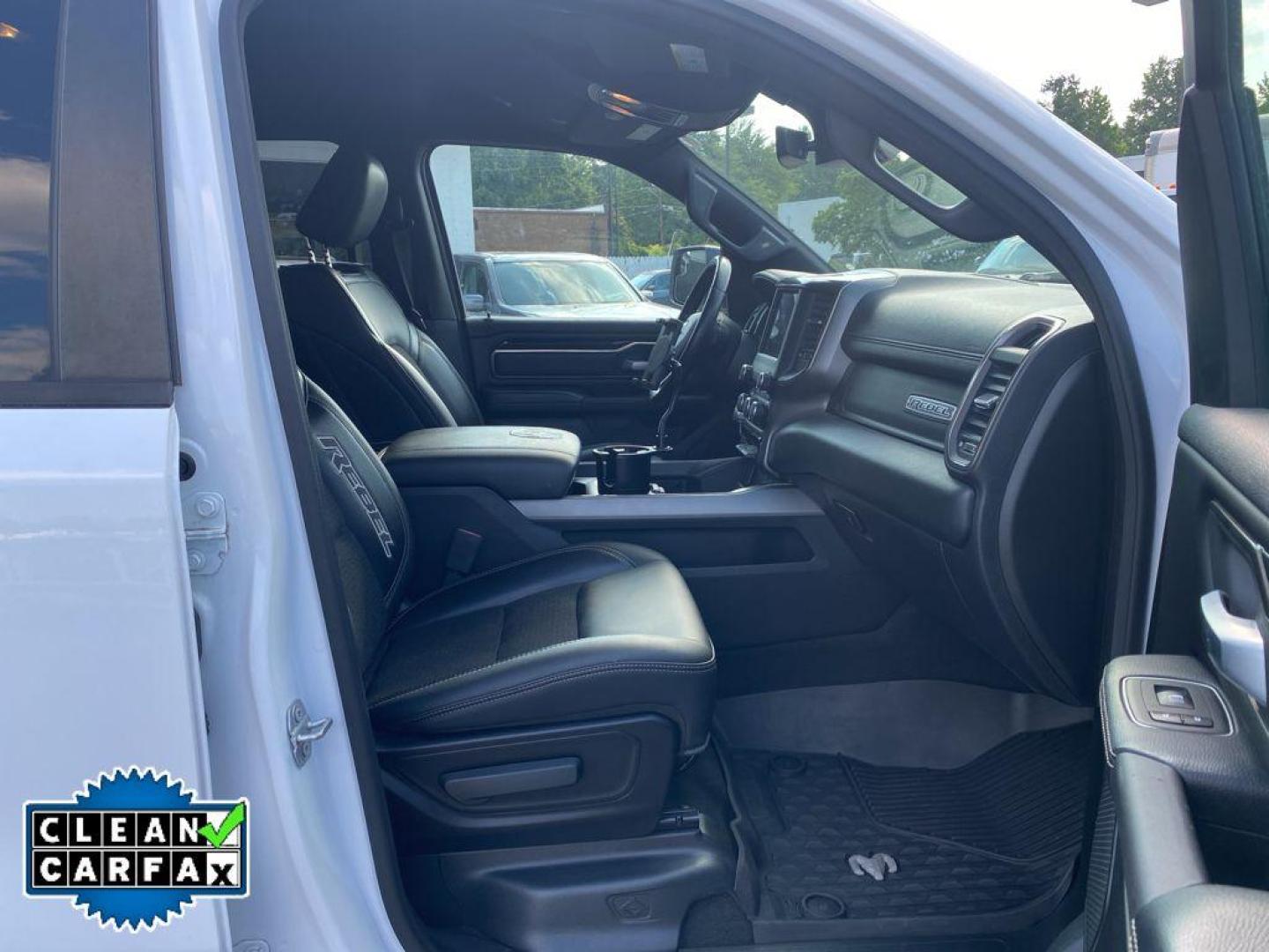 2020 Bright White Clearcoat /Black Ram 1500 Rebel (1C6SRFLT7LN) with an V8, 5.7L engine, 8-speed automatic transmission, located at 6520 E. Independence Blvd., Charlotte, NC, 28212, 35.146019, -80.723465 - Discover the power and versatility of the 2020 Ram 1500 Rebel, now available at our dealership. This robust truck is equipped with a 4WD system, ensuring you're ready for any terrain or weather conditions. Under the hood, you'll find a commanding V8, 5.7L engine, delivering the performance and relia - Photo#29