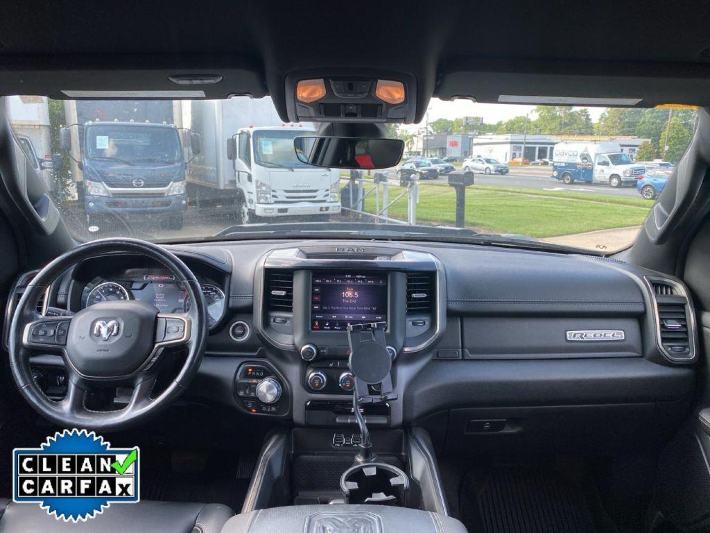 2020 Bright White Clearcoat /Black Ram 1500 Rebel (1C6SRFLT7LN) with an V8, 5.7L engine, 8-speed automatic transmission, located at 6520 E. Independence Blvd., Charlotte, NC, 28212, 35.146019, -80.723465 - Discover the power and versatility of the 2020 Ram 1500 Rebel, now available at our dealership. This robust truck is equipped with a 4WD system, ensuring you're ready for any terrain or weather conditions. Under the hood, you'll find a commanding V8, 5.7L engine, delivering the performance and relia - Photo#30