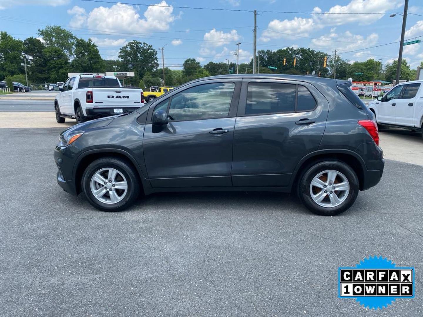 2020 Nightfall Gray Metallic /Jet Black Chevrolet Trax LS (3GNCJKSBXLL) with an 4 Cyl, 1.4L engine, 6-speed automatic transmission, located at 6520 E. Independence Blvd., Charlotte, NC, 28212, 35.146019, -80.723465 - Discover the perfect blend of versatility and efficiency with our 2020 Chevrolet Trax LS. This compact SUV is ideal for city driving while offering the space and features you need for your next adventure. Equipped with a fuel-efficient 4-cylinder, 1.4L engine and front-wheel drive, this Chevrolet Tr - Photo#10