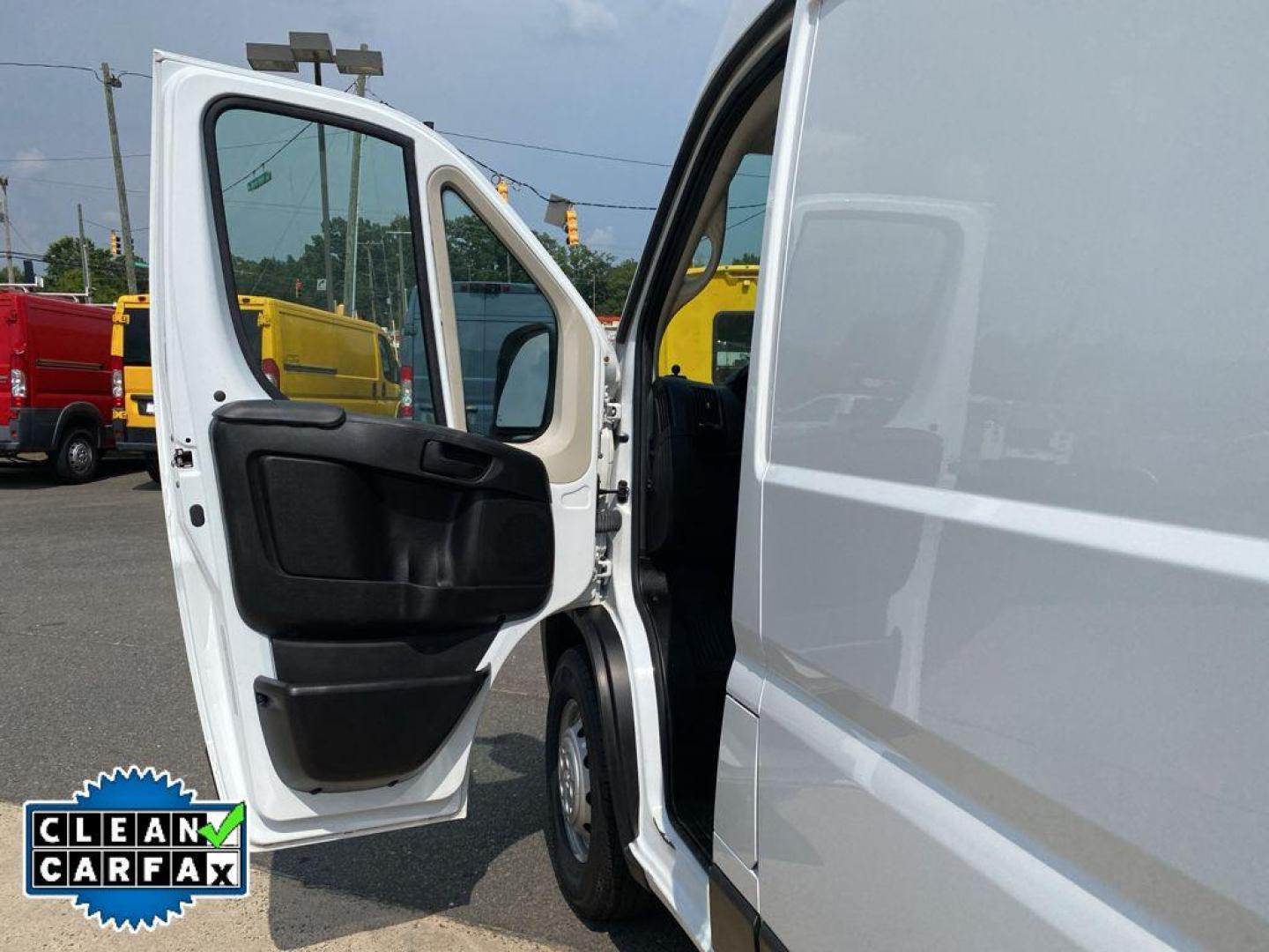 2020 Bright White Clearcoat /Black Ram ProMaster 3500 High Roof (3C6URVJG6LE) with an V6, 3.6L engine, 6-speed automatic transmission, located at 6520 E. Independence Blvd., Charlotte, NC, 28212, 35.146019, -80.723465 - <b>Equipment</b><br>The state of the art park assist system will guide you easily into any spot. See what's behind you with the back up camera on this 1 ton van. This vehicle has a clean CARFAX vehicle history report. This model features a hands-free Bluetooth phone system. This vehicle shines with - Photo#19
