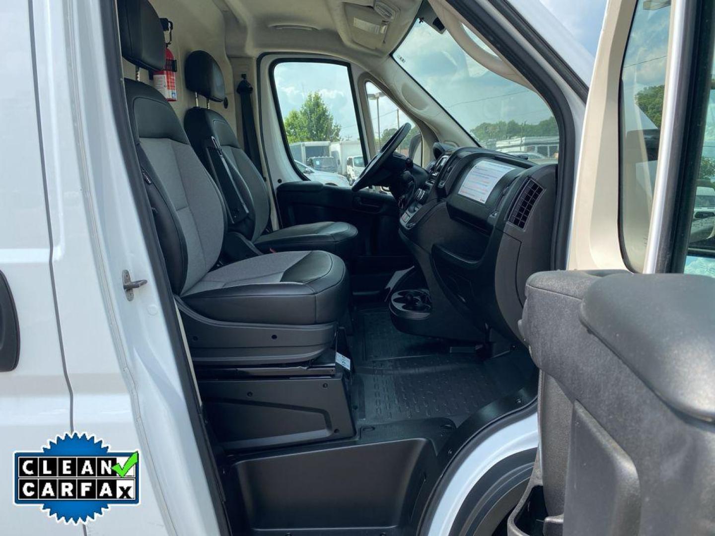 2020 Bright White Clearcoat /Black Ram ProMaster 3500 High Roof (3C6URVJG6LE) with an V6, 3.6L engine, 6-speed automatic transmission, located at 6520 E. Independence Blvd., Charlotte, NC, 28212, 35.146019, -80.723465 - <b>Equipment</b><br>The state of the art park assist system will guide you easily into any spot. See what's behind you with the back up camera on this 1 ton van. This vehicle has a clean CARFAX vehicle history report. This model features a hands-free Bluetooth phone system. This vehicle shines with - Photo#23