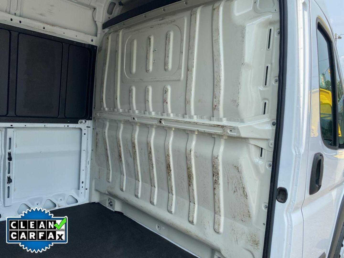 2020 Bright White Clearcoat /Black Ram ProMaster 3500 High Roof (3C6URVJG6LE) with an V6, 3.6L engine, 6-speed automatic transmission, located at 6520 E. Independence Blvd., Charlotte, NC, 28212, 35.146019, -80.723465 - <b>Equipment</b><br>The state of the art park assist system will guide you easily into any spot. See what's behind you with the back up camera on this 1 ton van. This vehicle has a clean CARFAX vehicle history report. This model features a hands-free Bluetooth phone system. This vehicle shines with - Photo#25