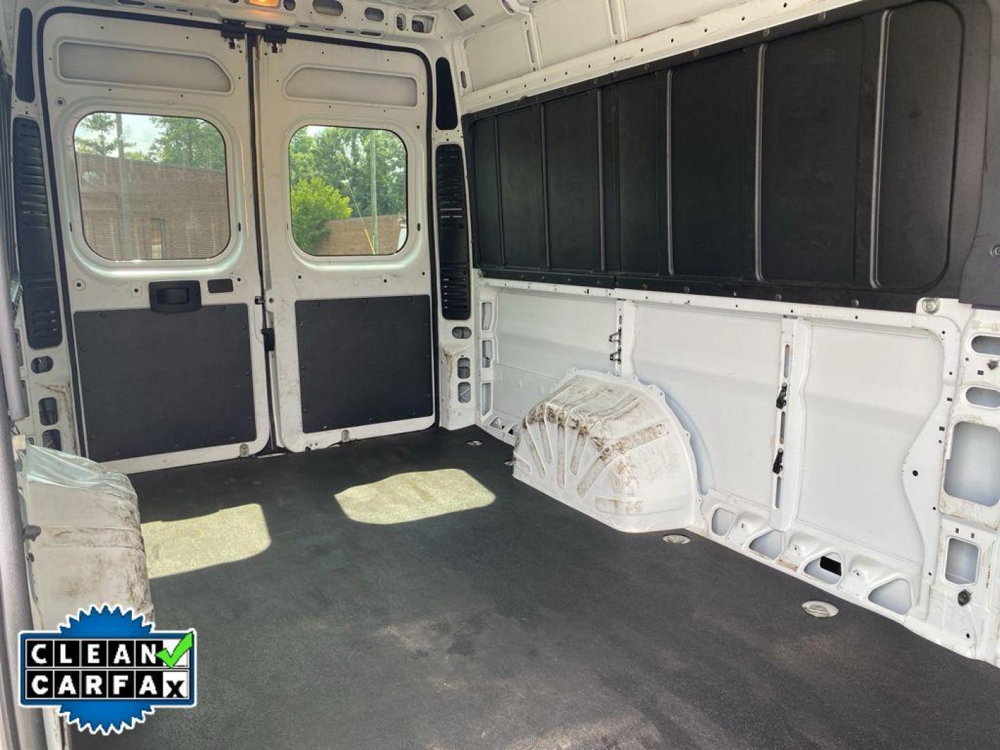 2020 Bright White Clearcoat /Black Ram ProMaster 3500 High Roof (3C6URVJG6LE) with an V6, 3.6L engine, 6-speed automatic transmission, located at 6520 E. Independence Blvd., Charlotte, NC, 28212, 35.146019, -80.723465 - <b>Equipment</b><br>The state of the art park assist system will guide you easily into any spot. See what's behind you with the back up camera on this 1 ton van. This vehicle has a clean CARFAX vehicle history report. This model features a hands-free Bluetooth phone system. This vehicle shines with - Photo#26